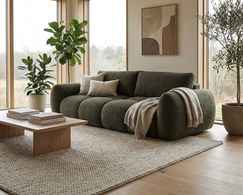 Jak urządzić salon z zieloną kanapą?