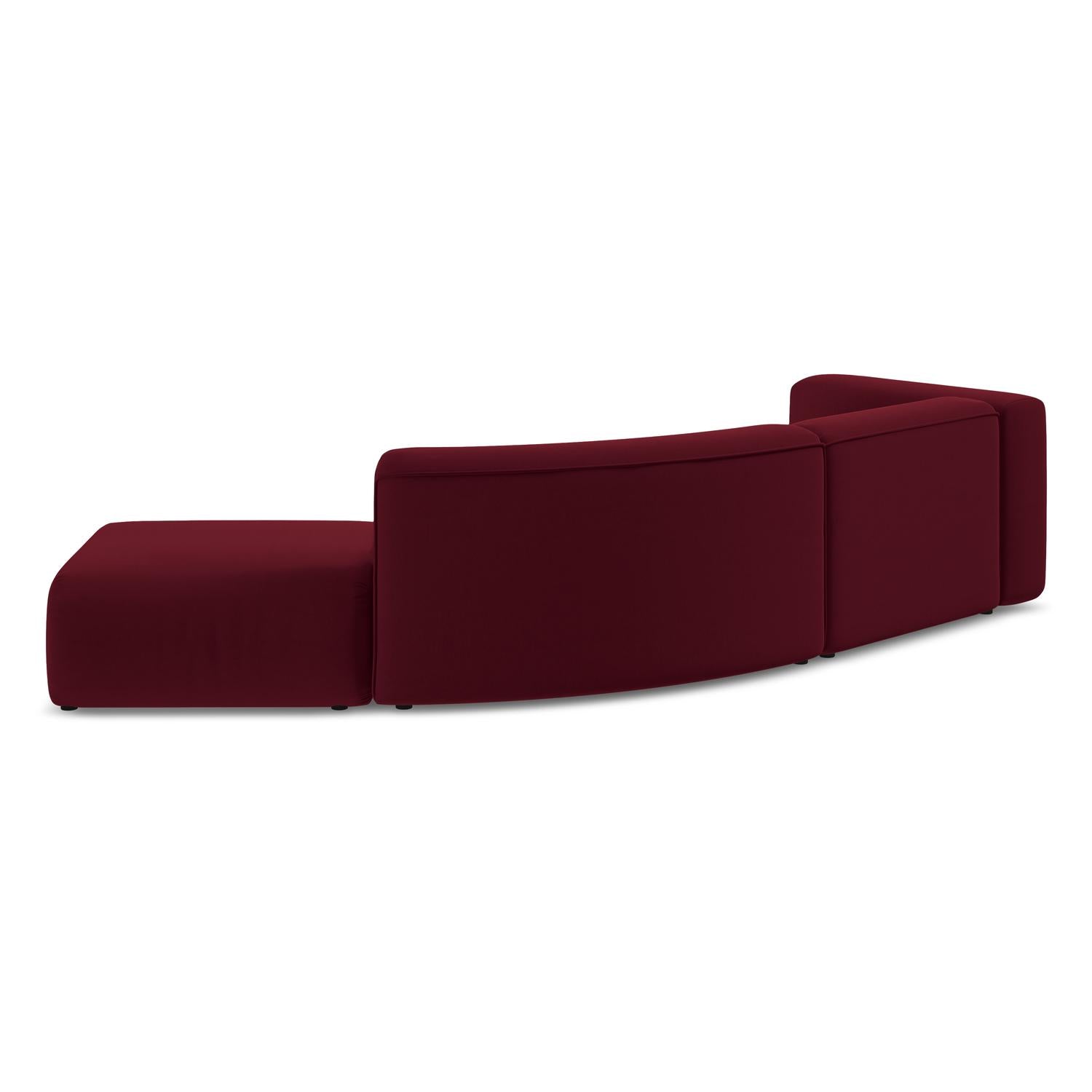 Riviera - Davis - Burgundowy - Prawy