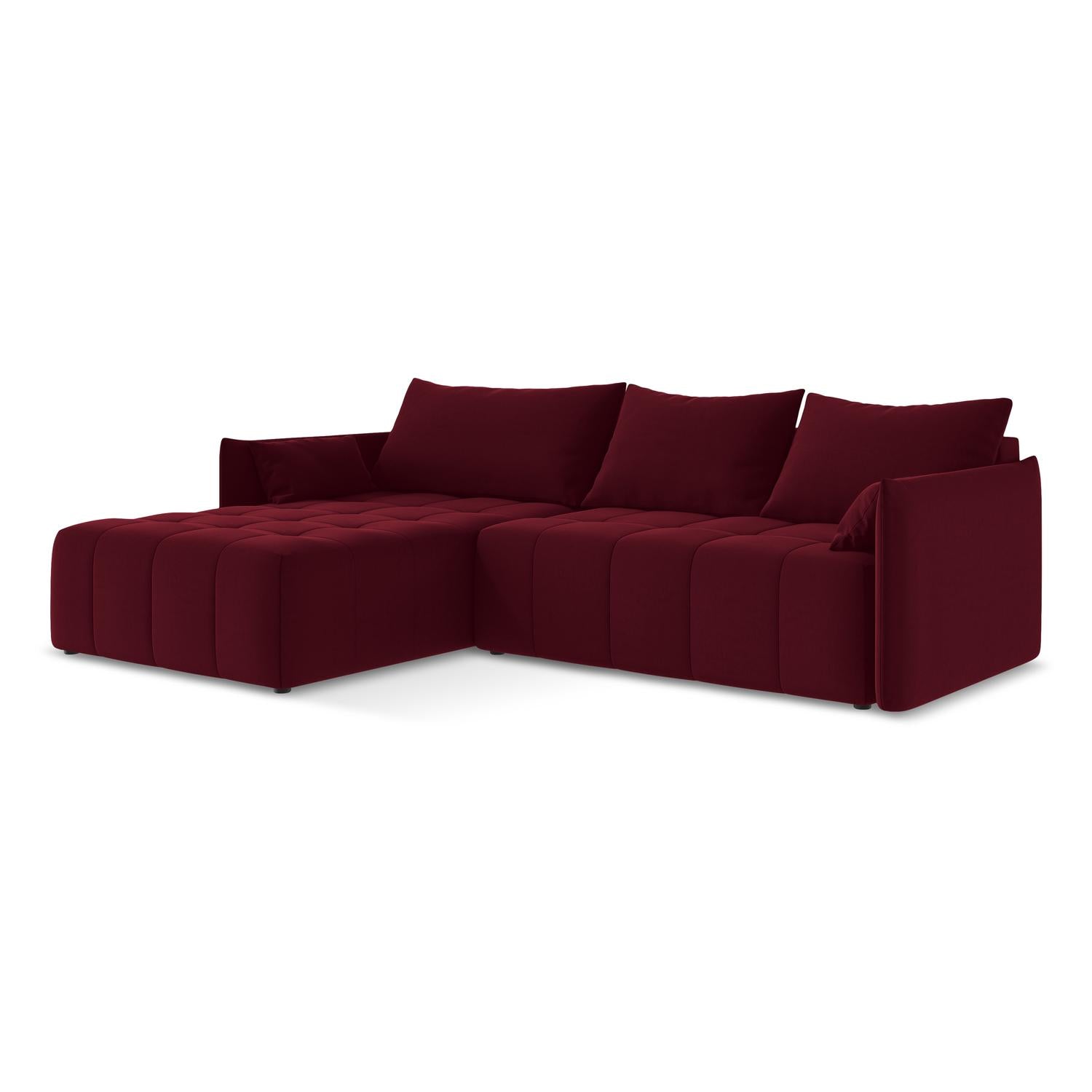 Riviera - Davis - Burgundowy / Lewy