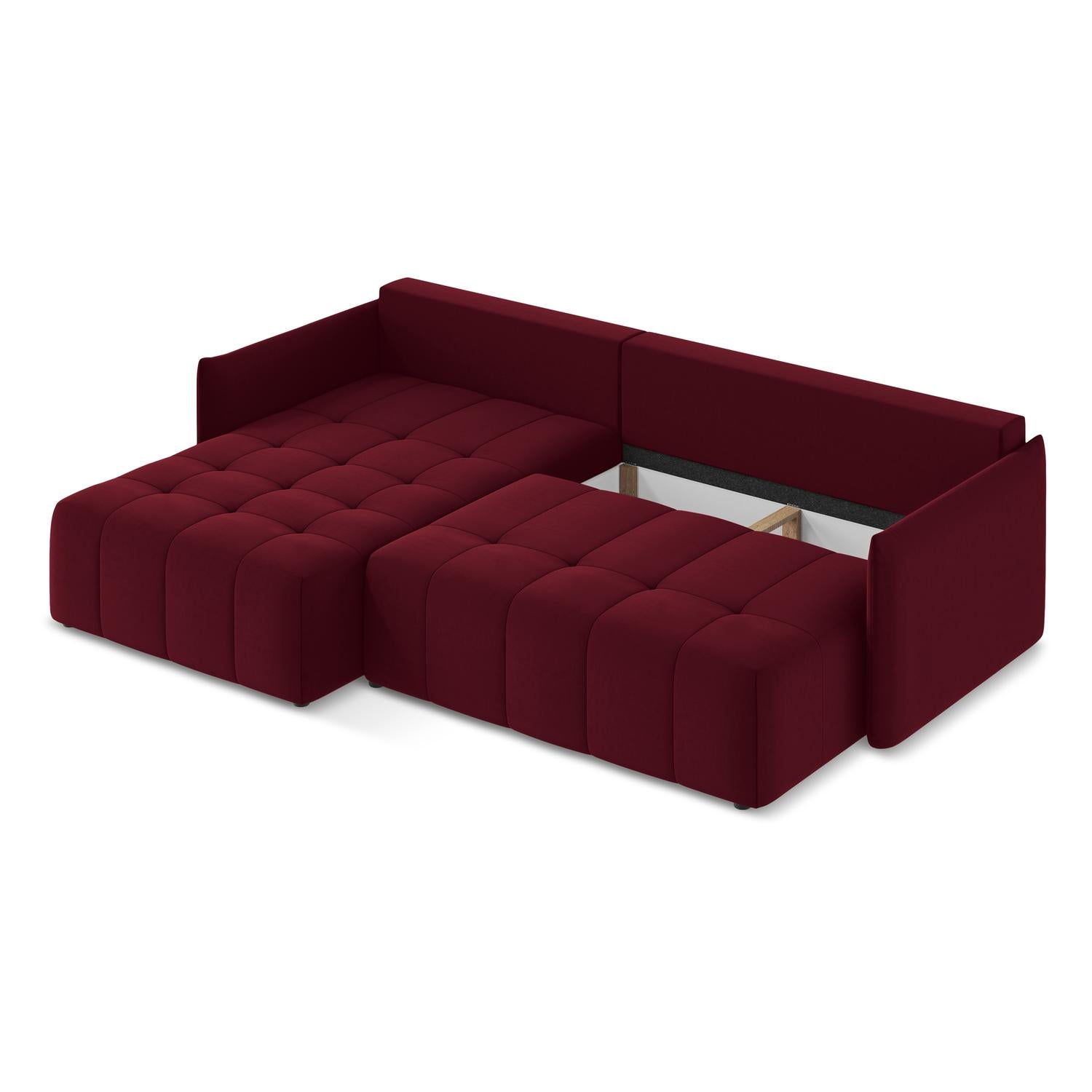 Riviera - Davis - Burgundowy / Lewy