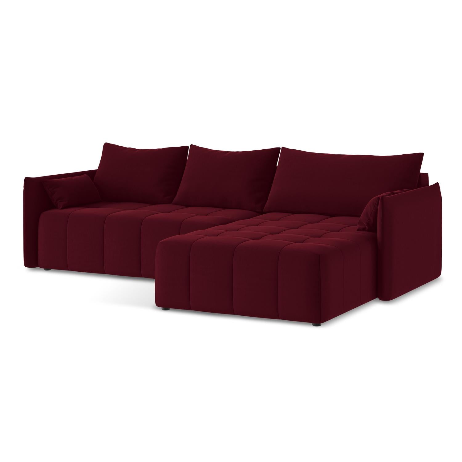 Riviera - Davis - Burgundowy / Prawy