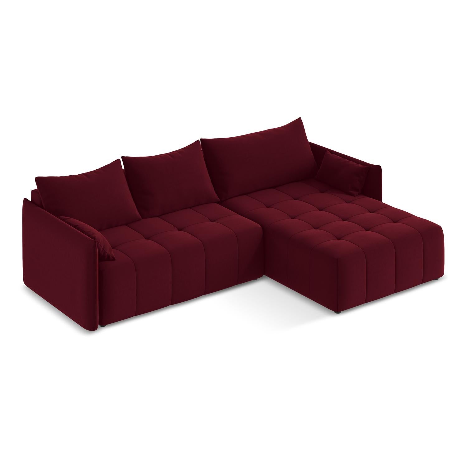 Riviera - Davis - Burgundowy / Prawy