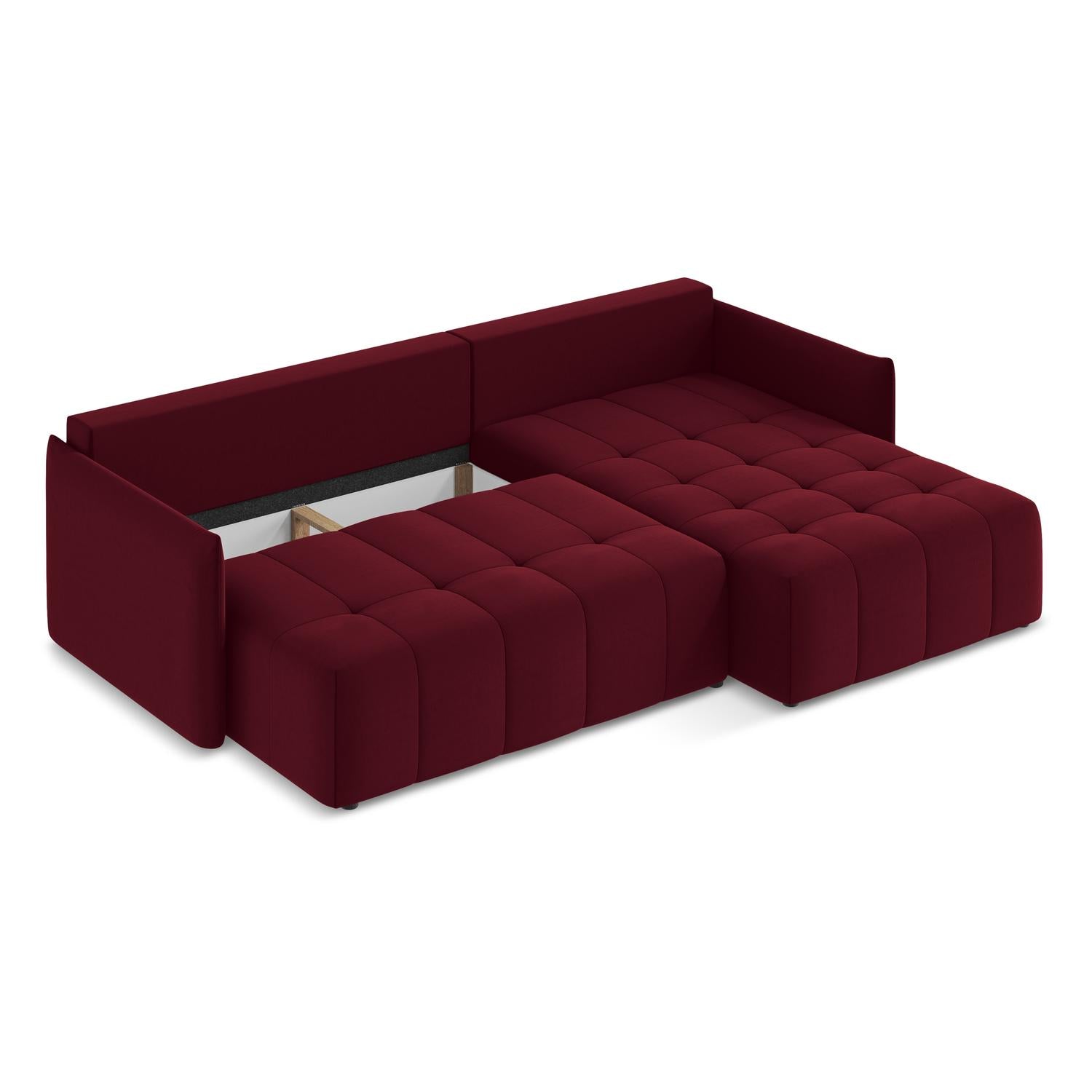 Riviera - Davis - Burgundowy / Prawy