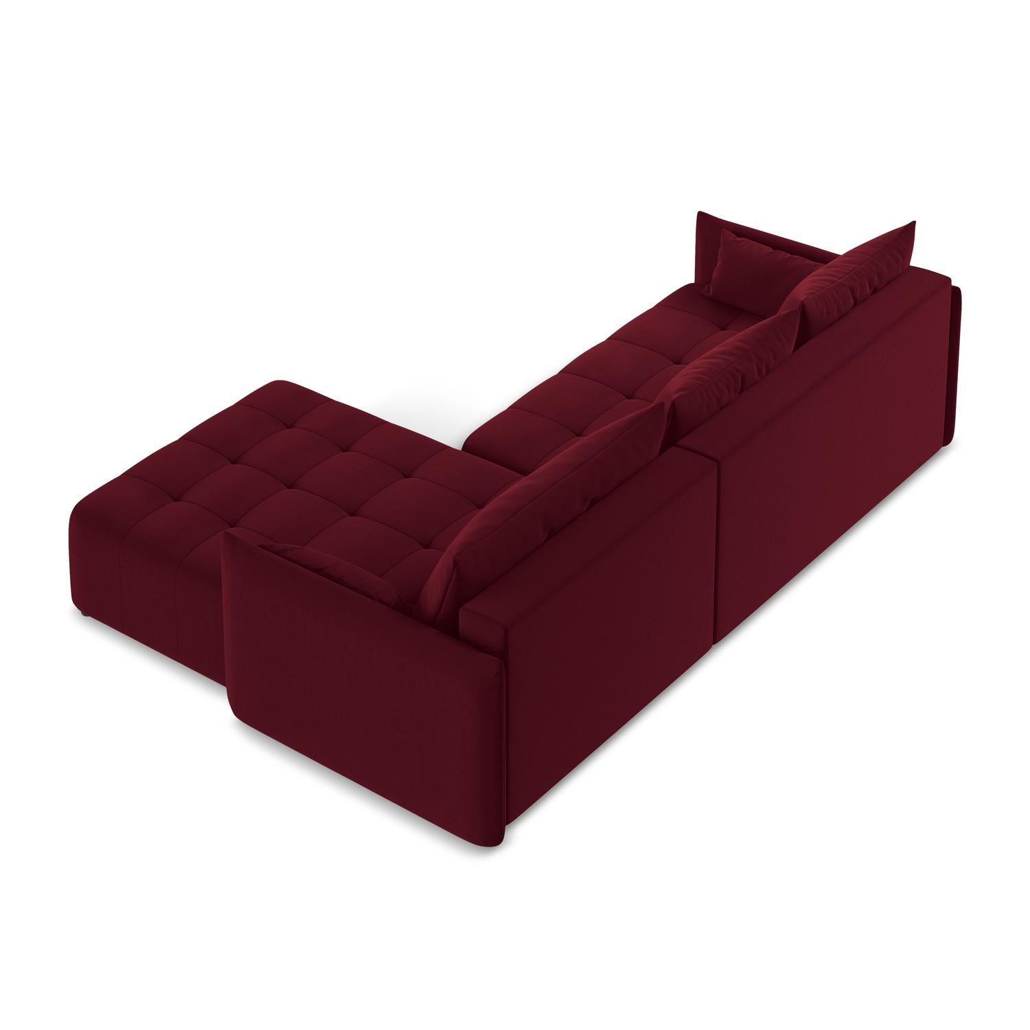 Riviera - Davis - Burgundowy / Prawy