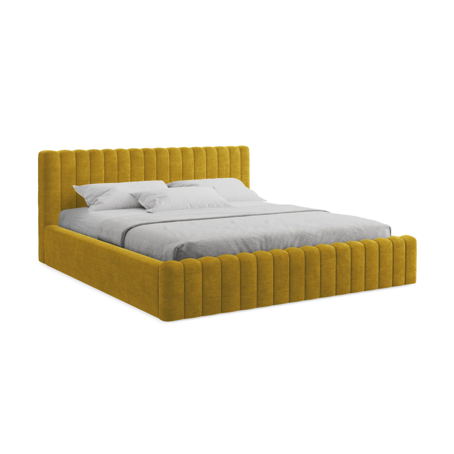 Rosario - Idesin - Musztardowy - 160x200