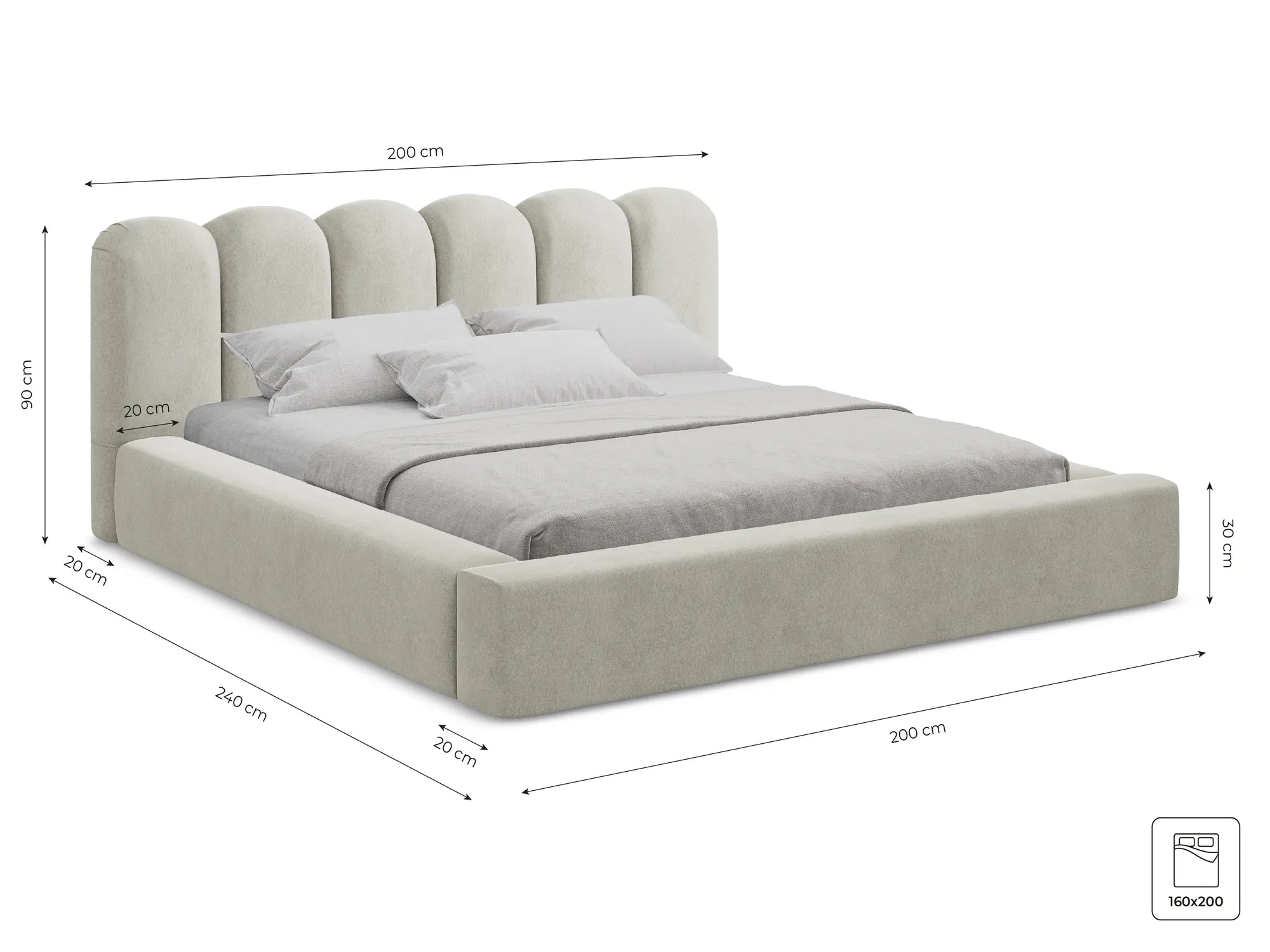 Chill Me - Agmamito - Jasny beż - 160x200