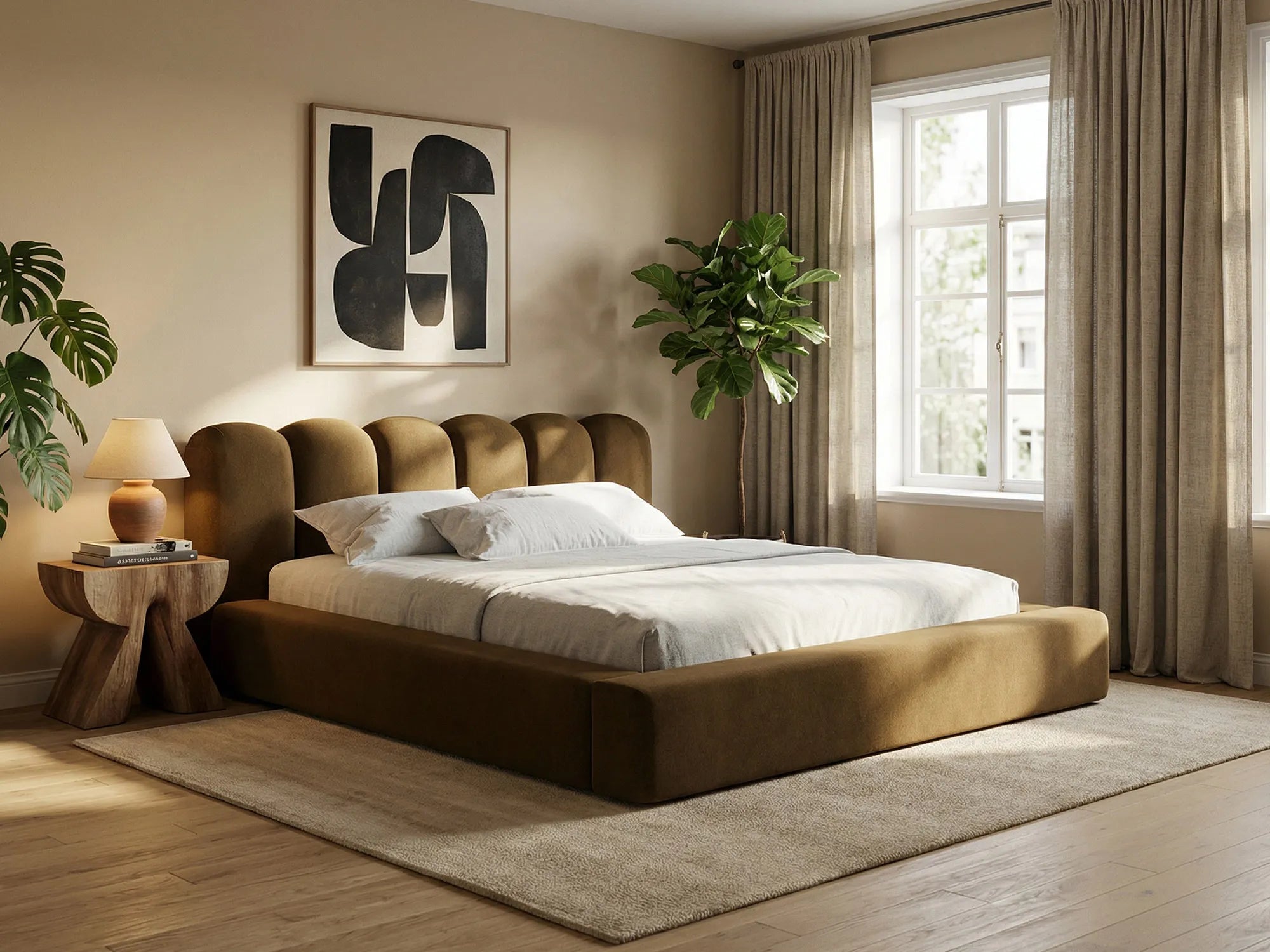 Vena - Pik - Beżowy - 180x200