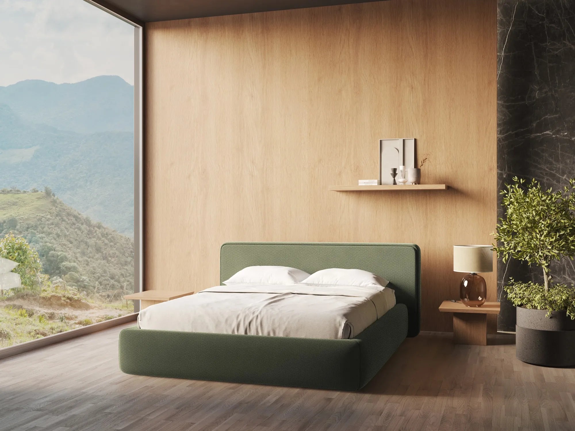 Pixie - Fabb - Oliwkowy - 140x200