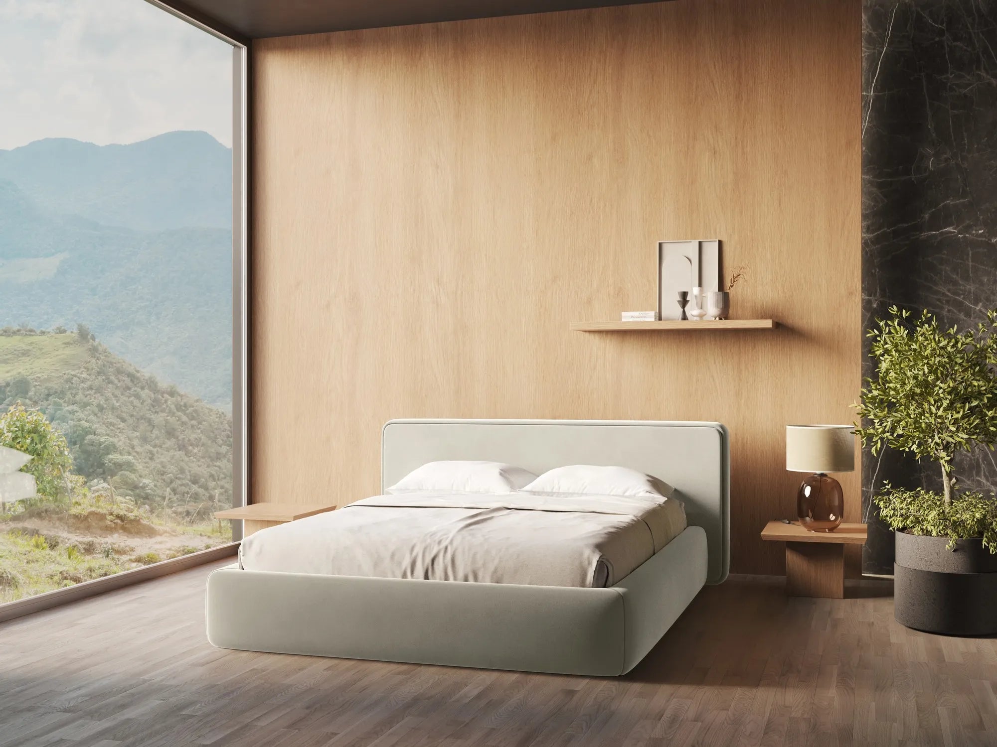 Riviera - Davis - Perłowy - 160x200