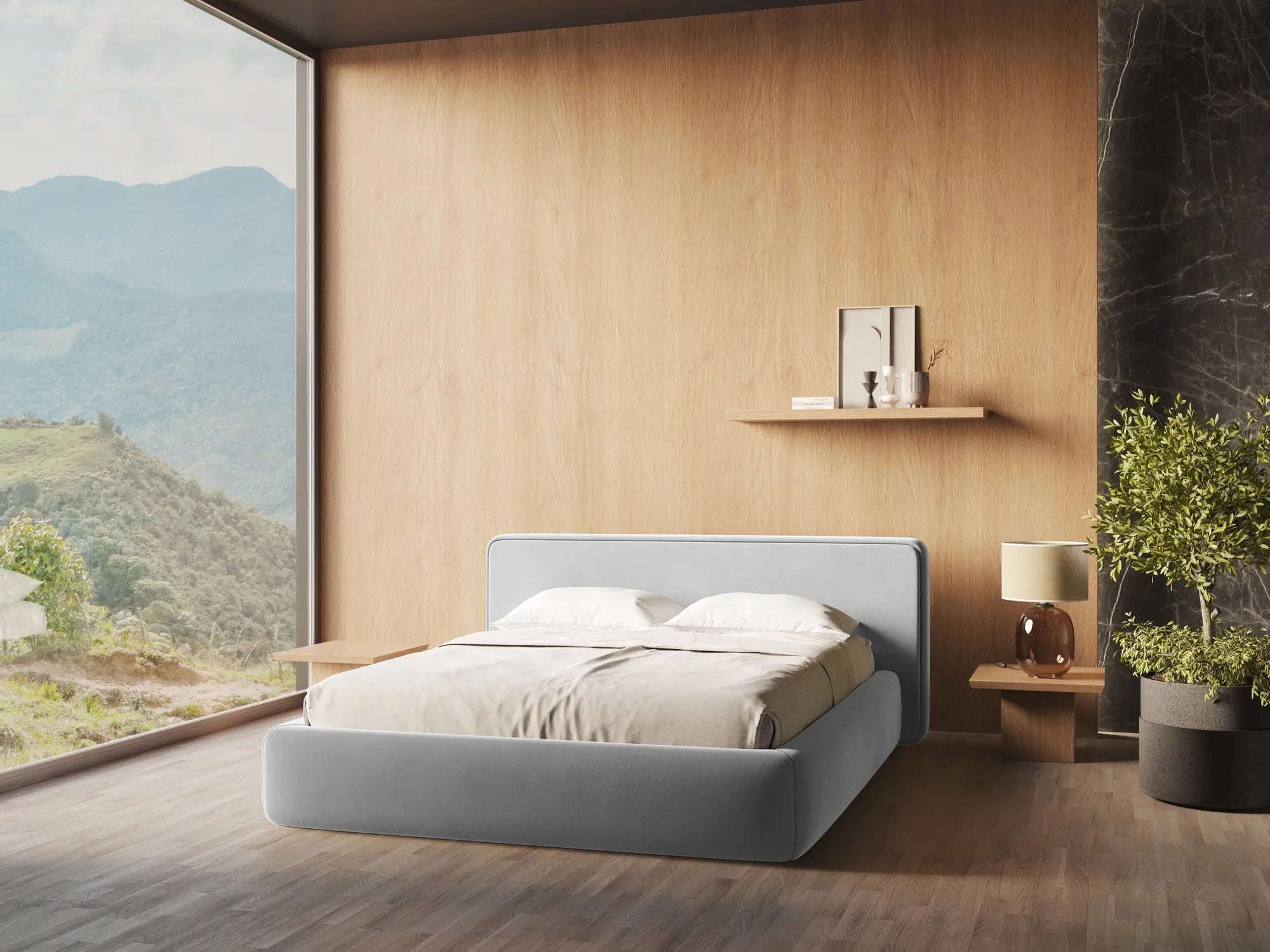 Riviera - Davis - Szary - 180x200