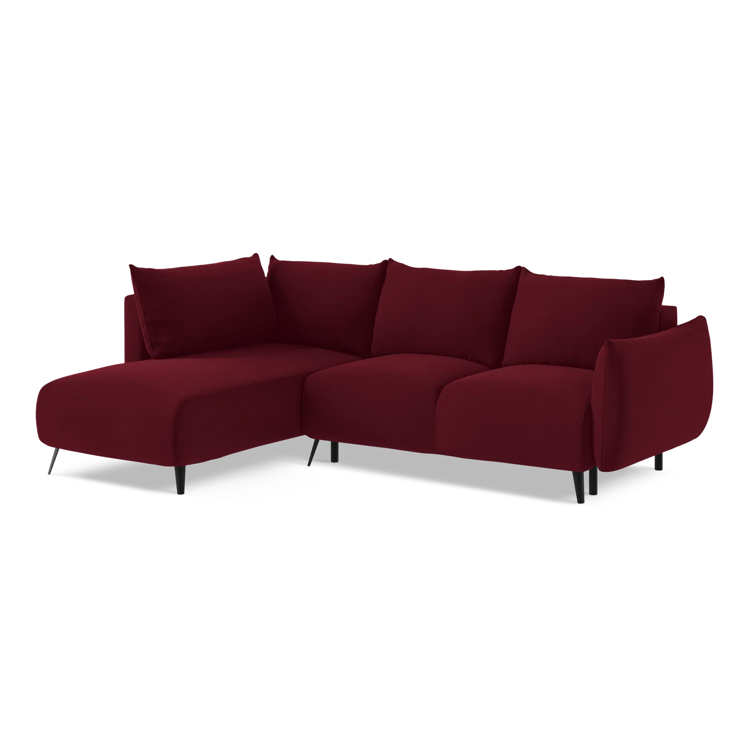 Riviera - Davis - Burgundowy / Lewy