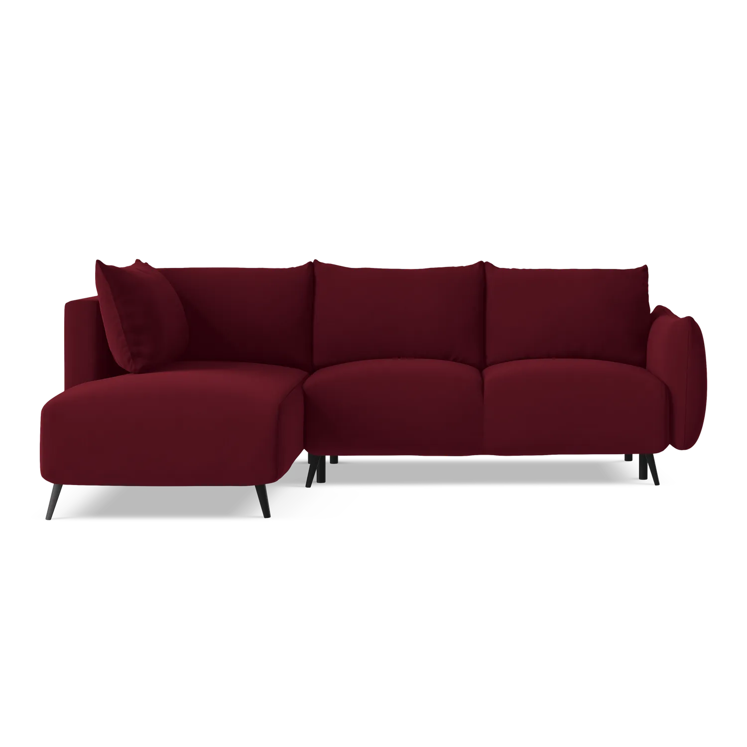 Riviera - Davis - Burgundowy / Lewy