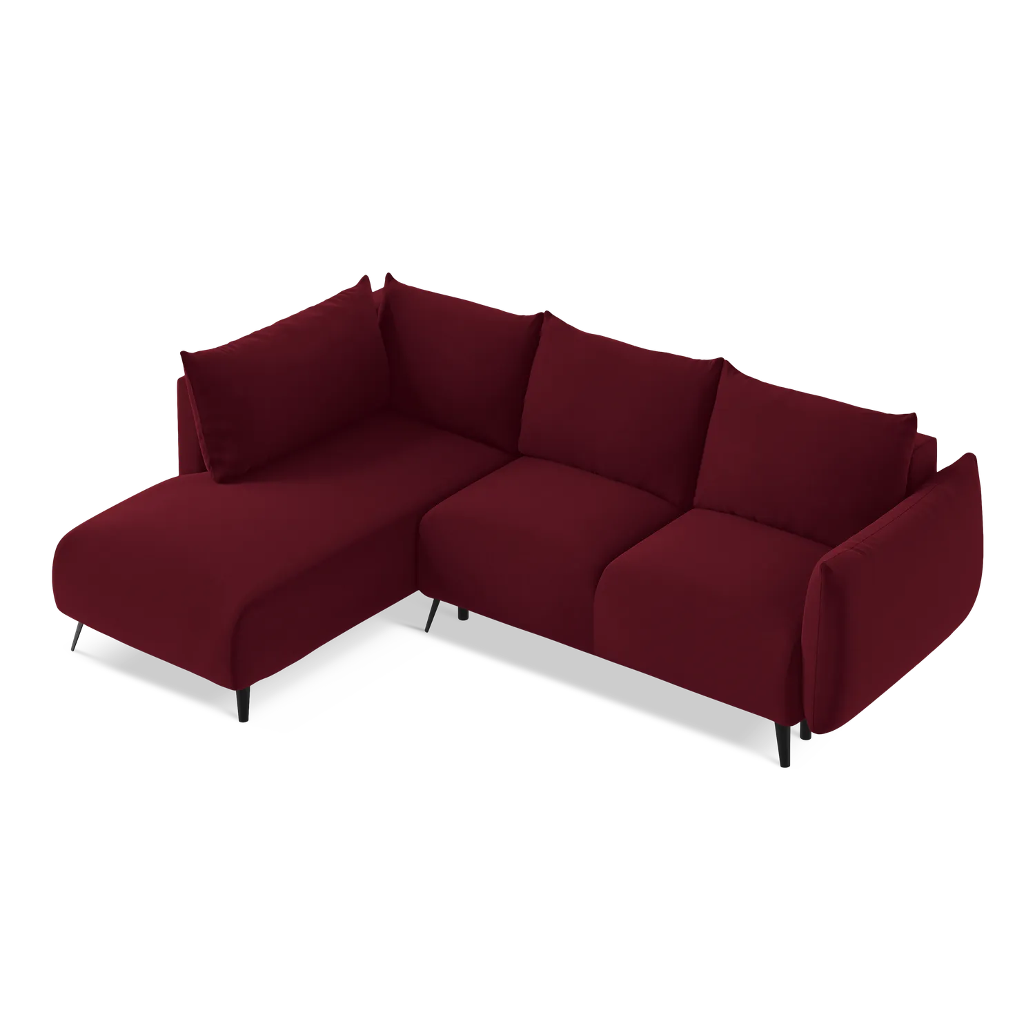 Riviera - Davis - Burgundowy / Lewy