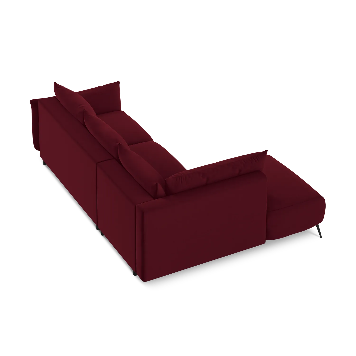 Riviera - Davis - Burgundowy / Lewy