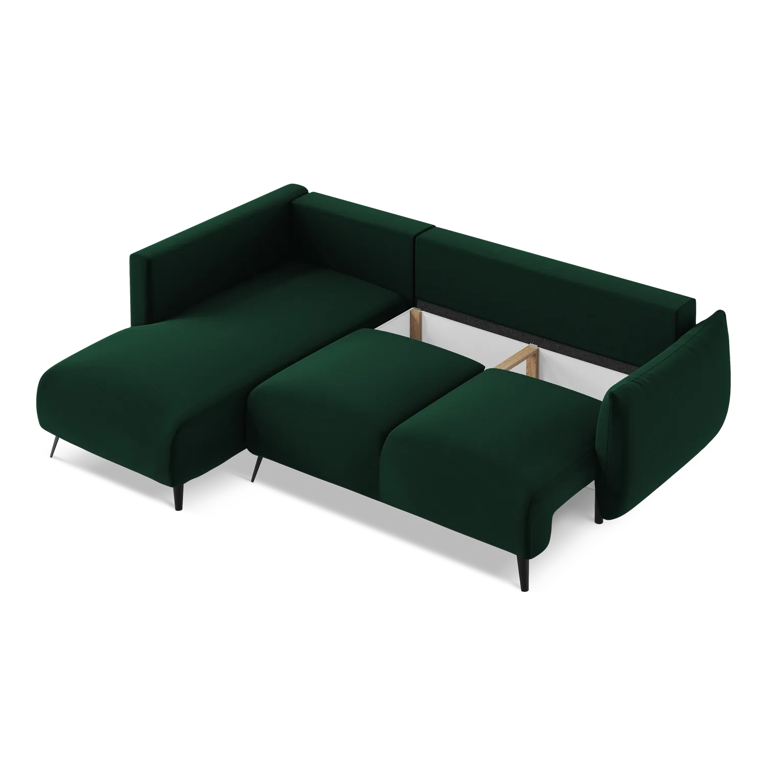 Riviera - Davis - Butelkowa zieleń / Lewy