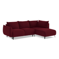 Riviera - Davis - Burgundowy / Prawy