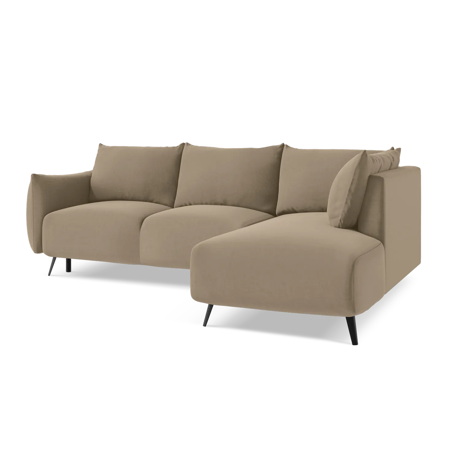 Riviera - Davis - Ciemny beż / Prawy