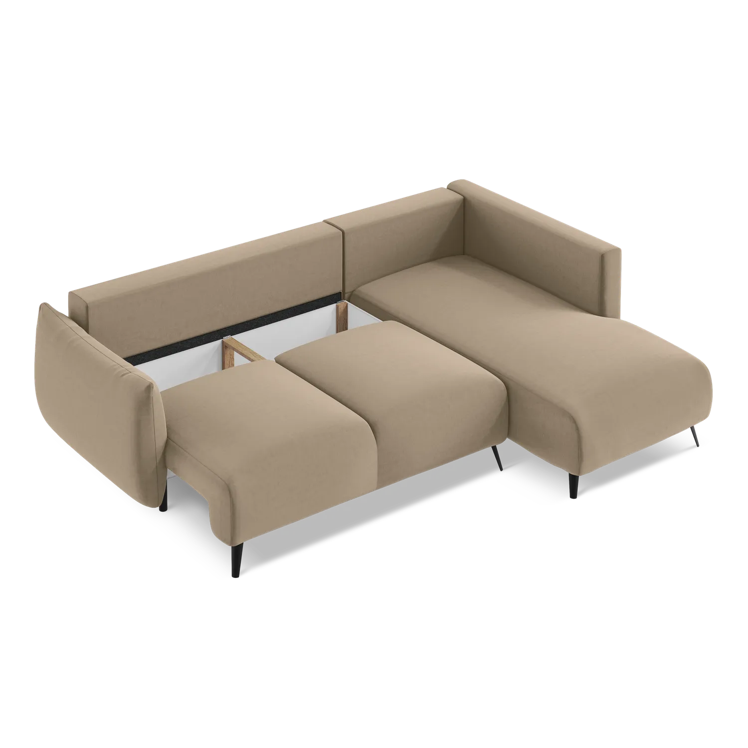 Riviera - Davis - Ciemny beż / Prawy