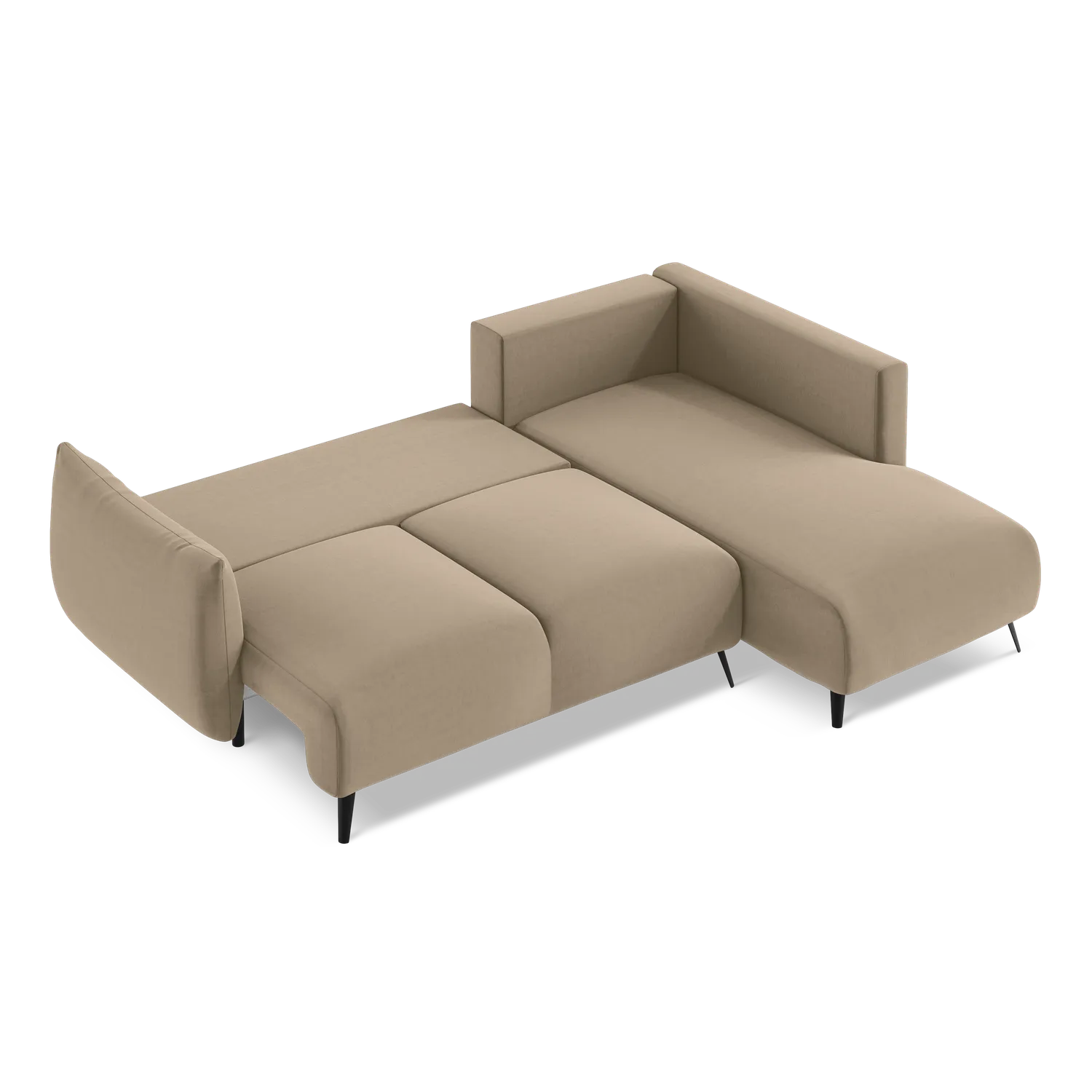 Riviera - Davis - Ciemny beż / Prawy