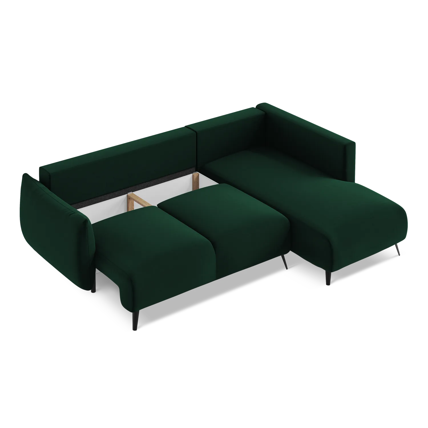 Riviera - Davis - Butelkowa zieleń / Prawy