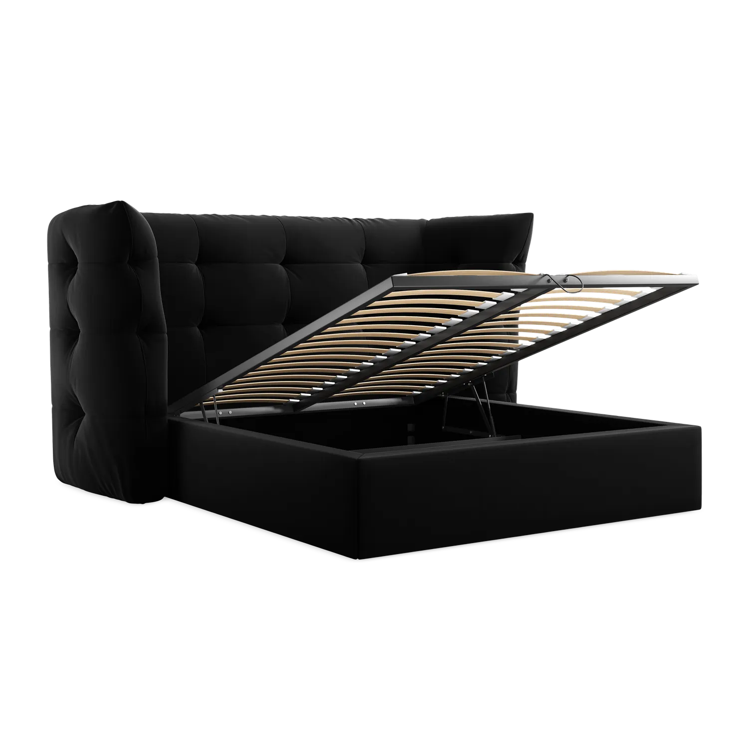 Bluvel - Fabb - Czarny - 140x200