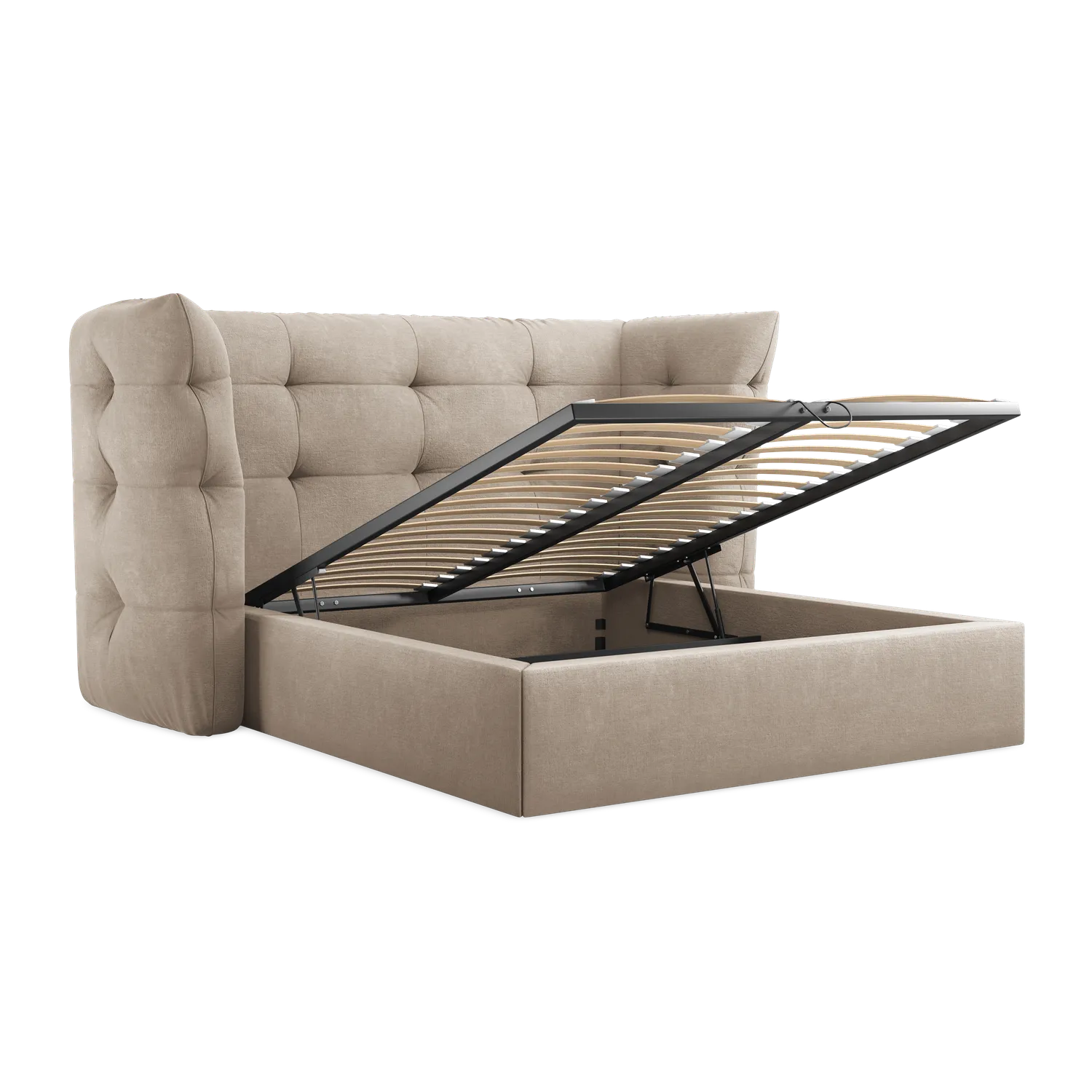 Tresor - Fabb - Ciemny beż - 160x200