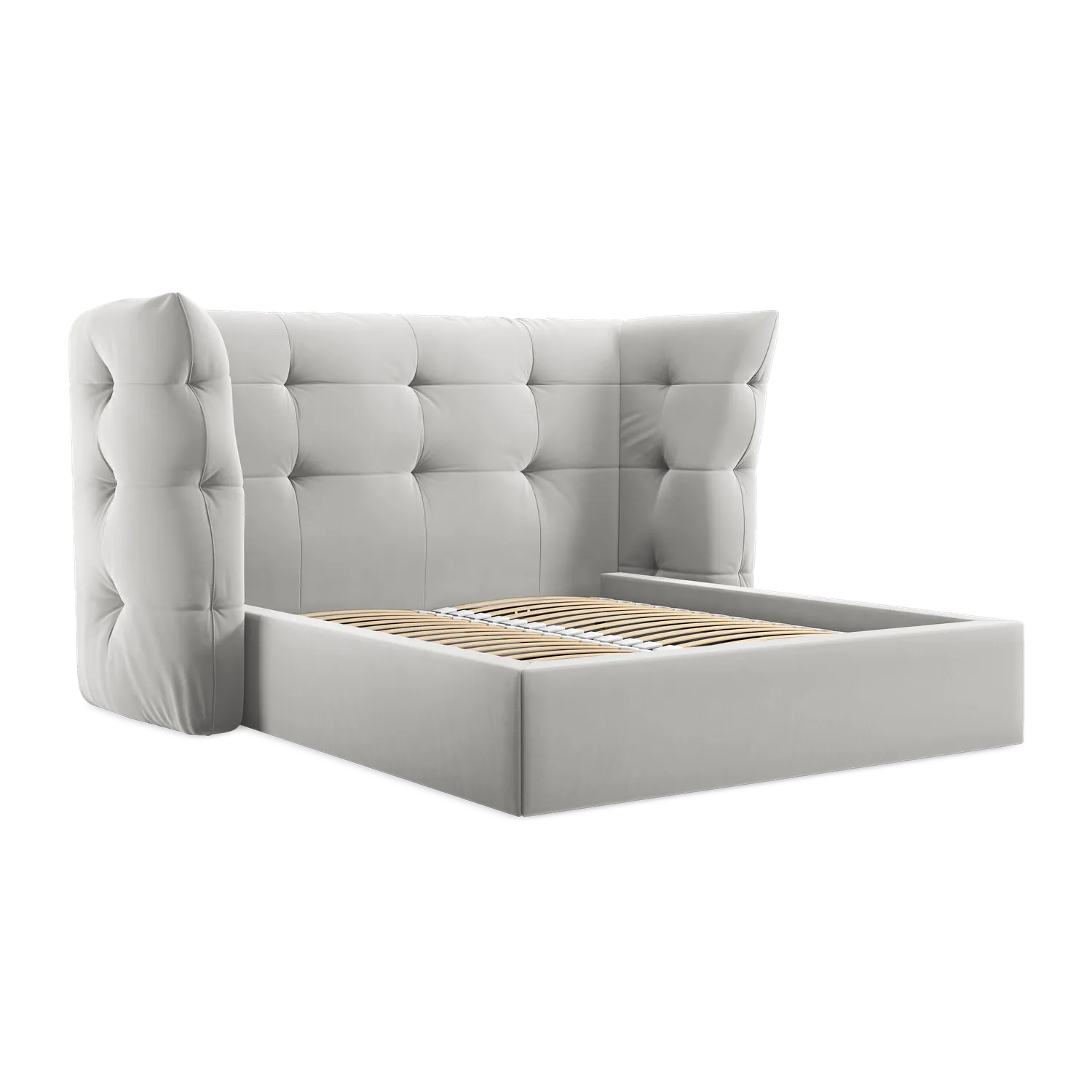 Bluvel - Fabb - Srebrny - 180x200