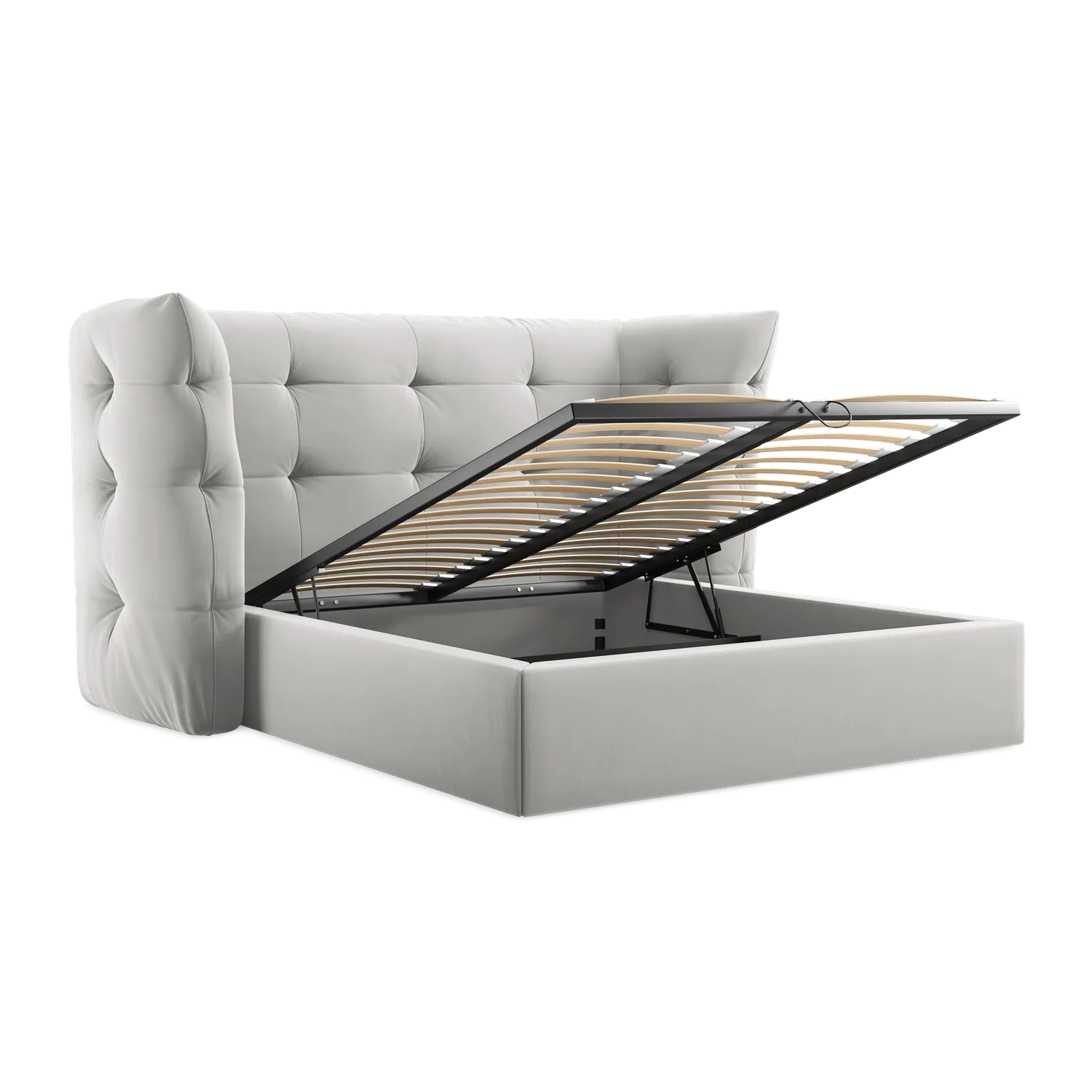 Bluvel - Fabb - Srebrny - 180x200