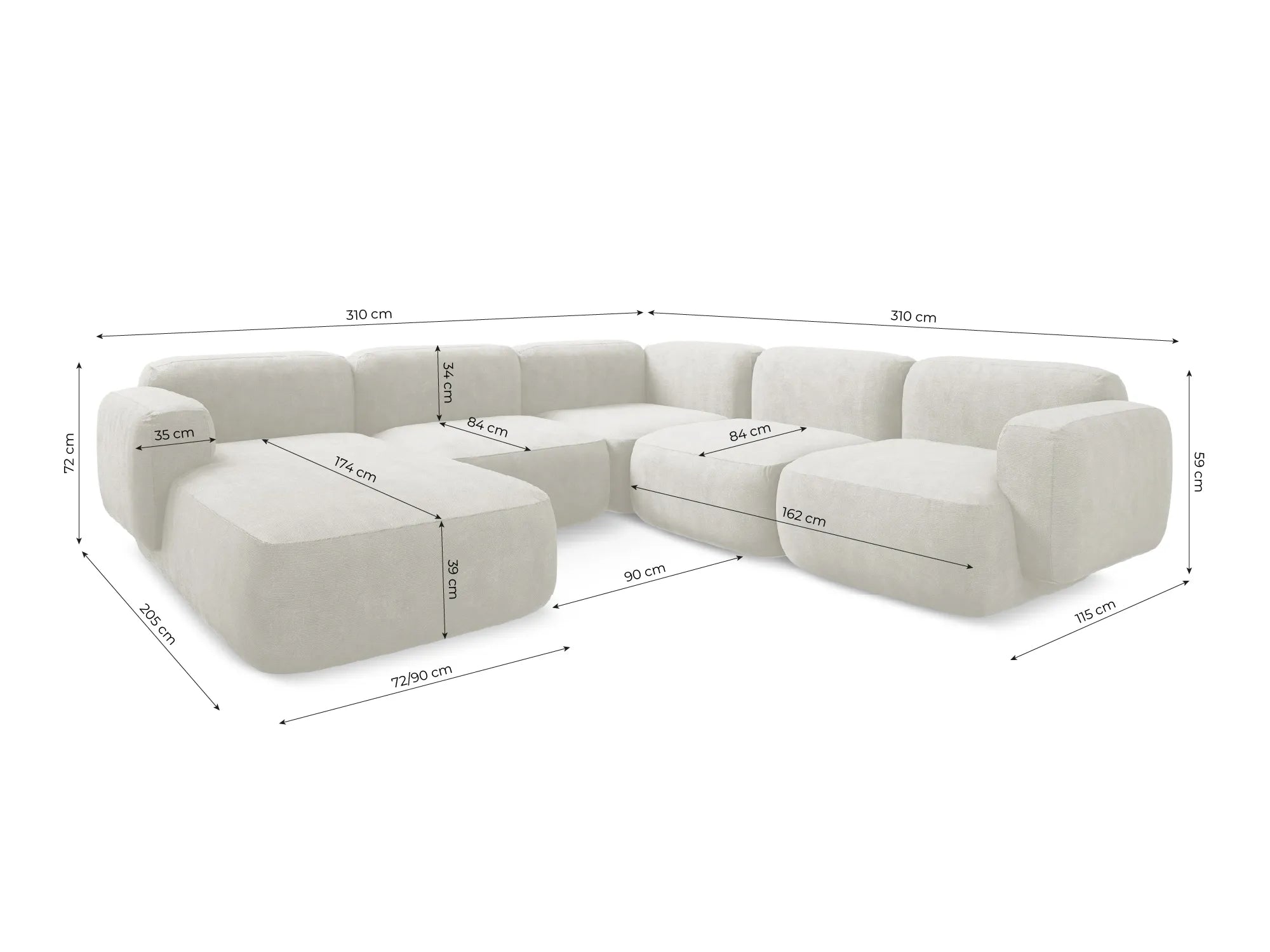 Tresor - Fabb - Jasny szary / Lewy