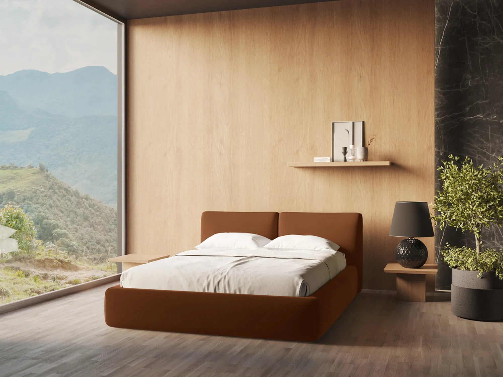 Riviera - Davis - Terakota - 140x200