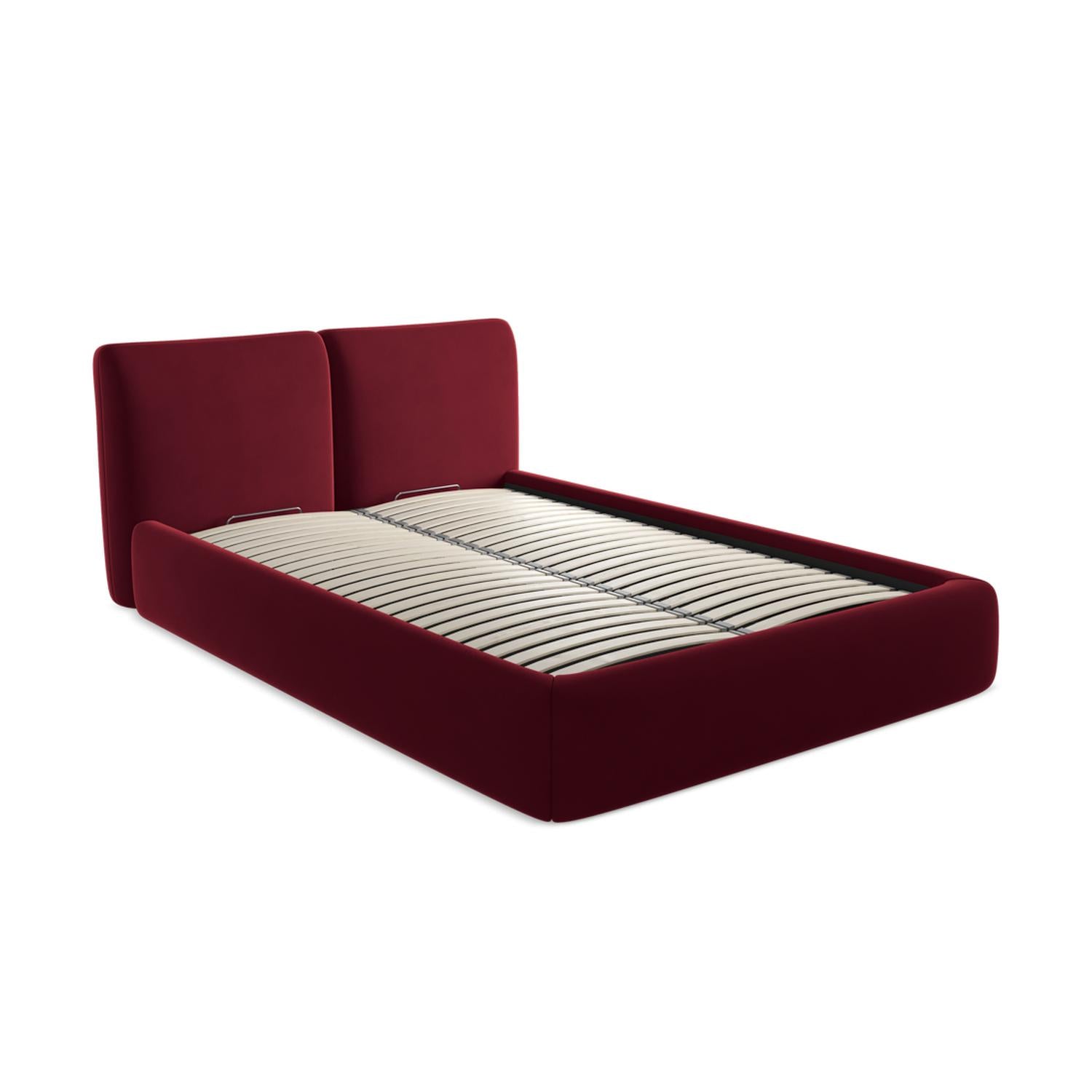 Riviera - Davis - Burgundowy - 140x200