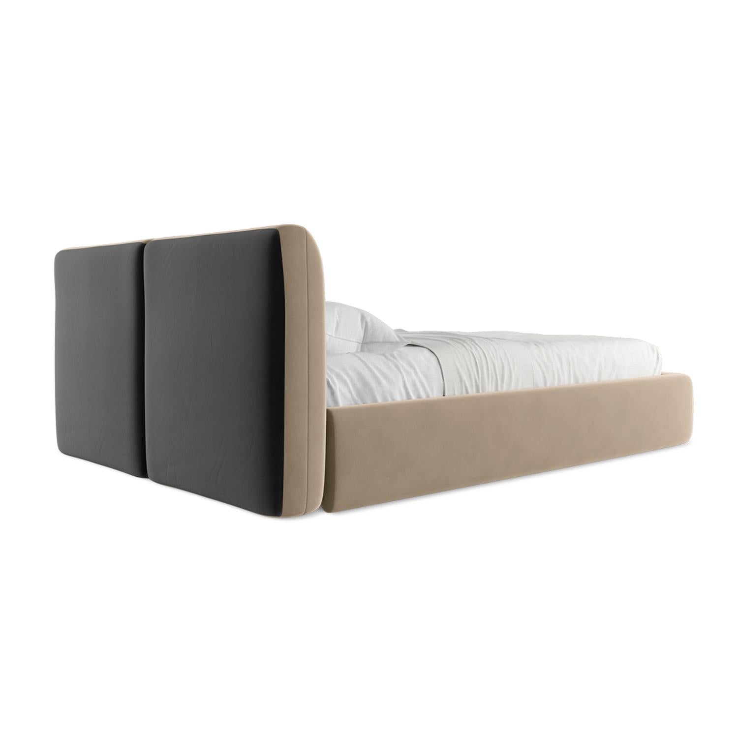 Riviera - Davis - Ciemny beż - 140x200