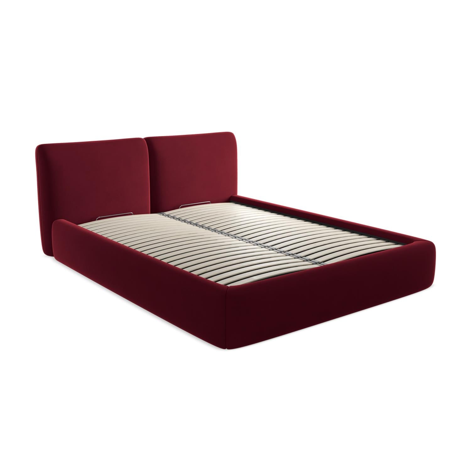 Riviera - Davis - Burgundowy - 160x200