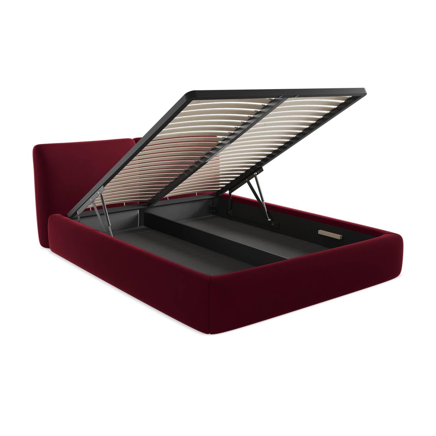 Riviera - Davis - Burgundowy - 160x200