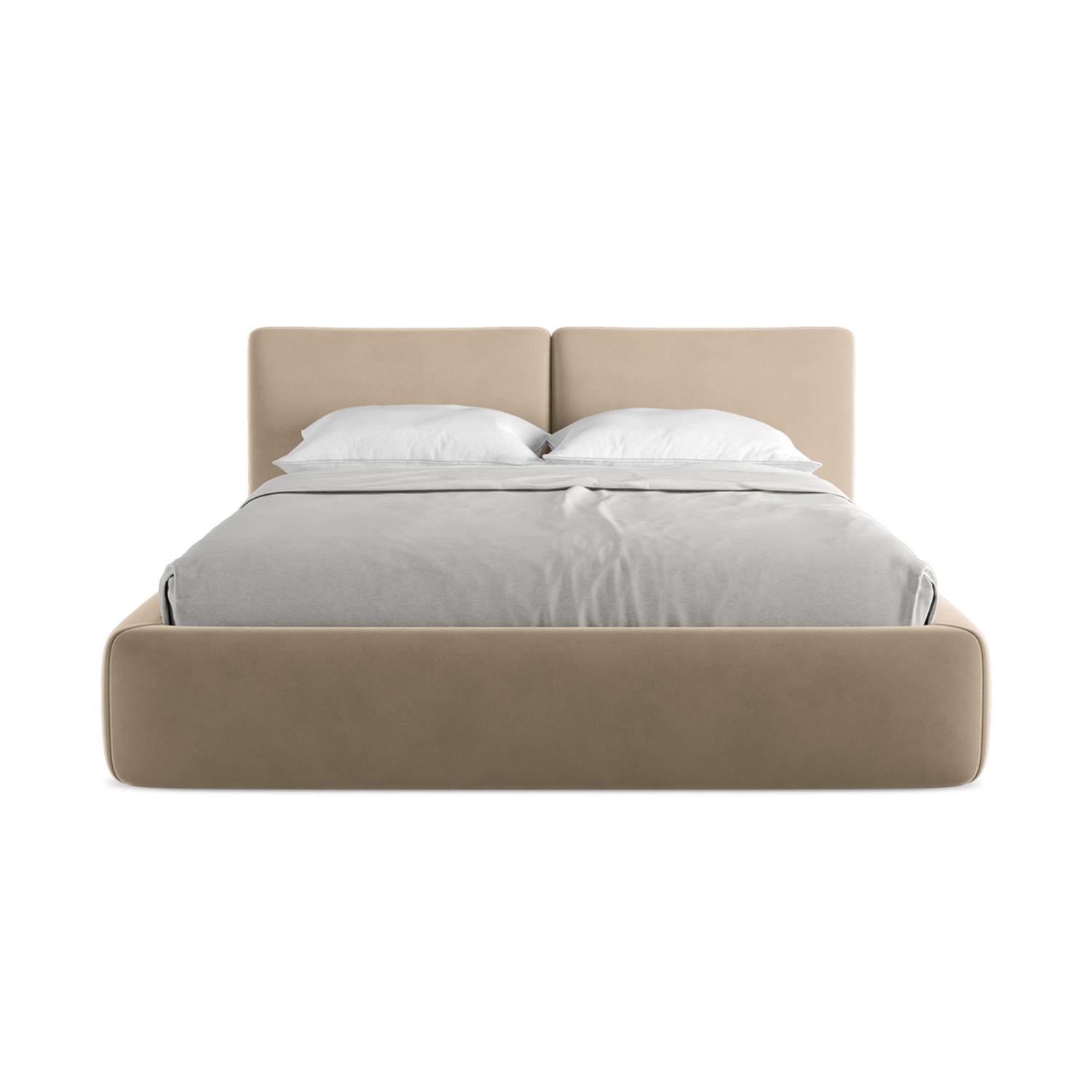 Riviera - Davis - Ciemny beż - 160x200