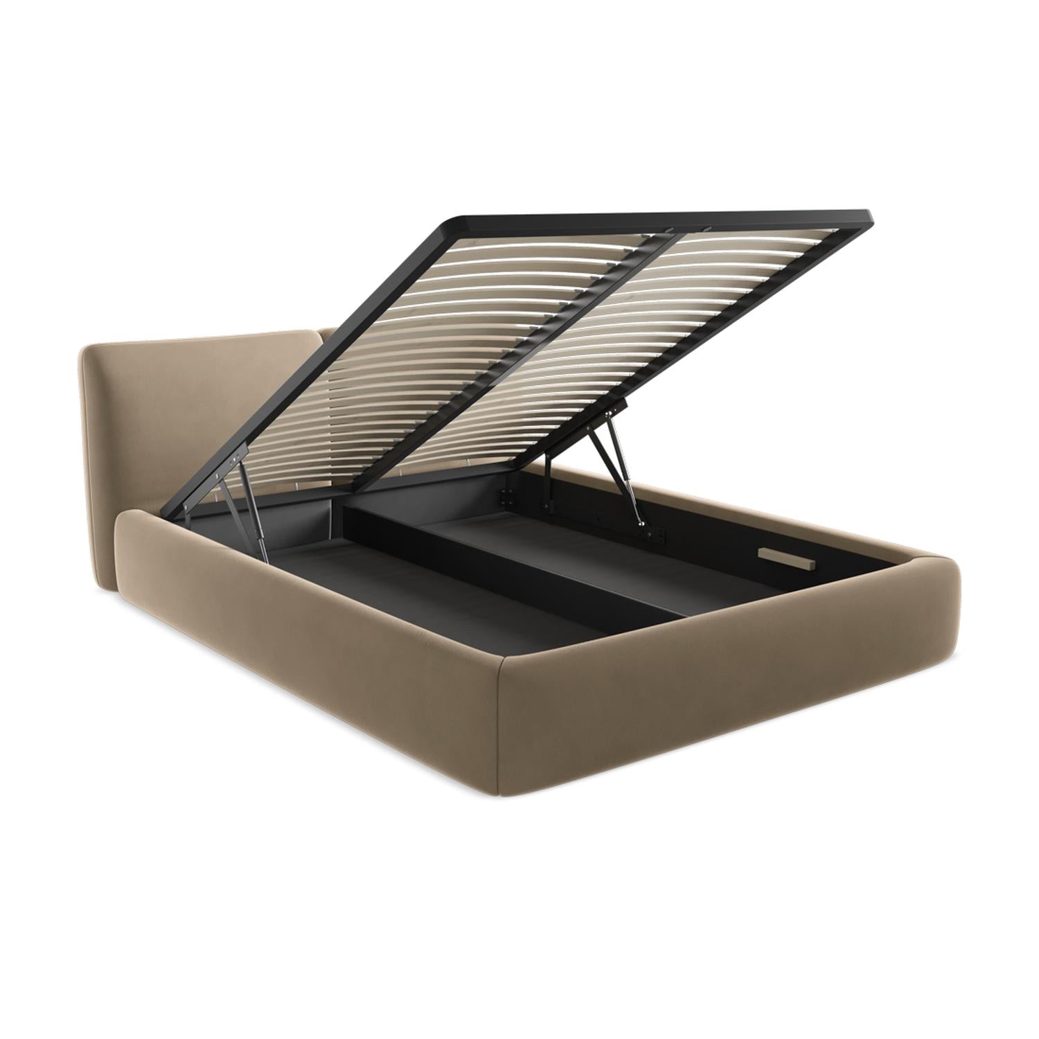 Riviera - Davis - Ciemny beż - 160x200