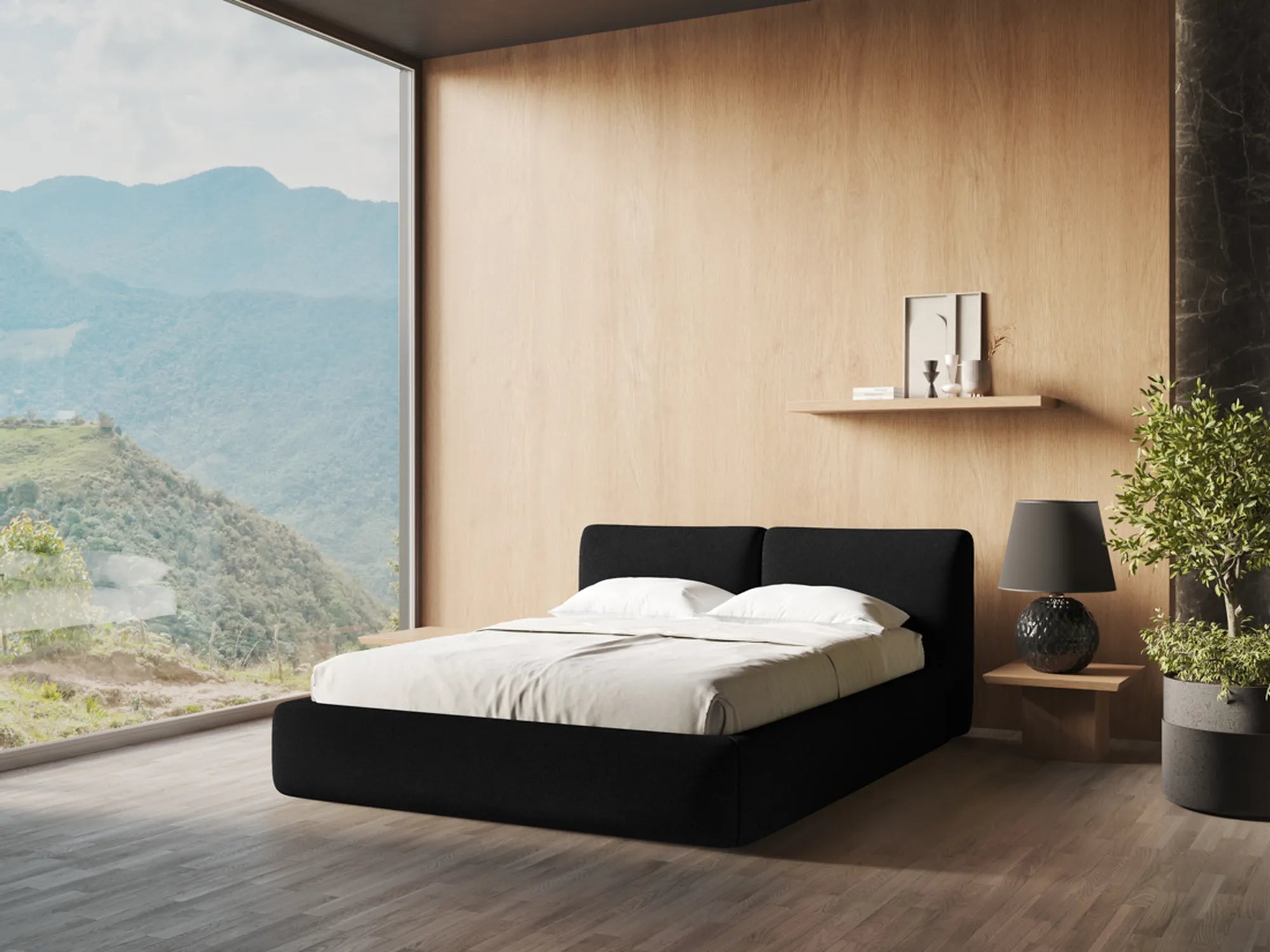 Pixie - Fabb - Czarny - 180x200