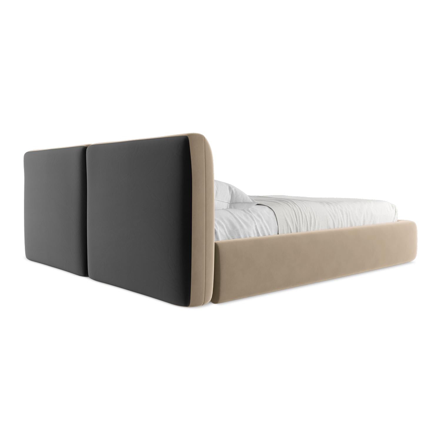 Riviera - Davis - Ciemny beż - 180x200