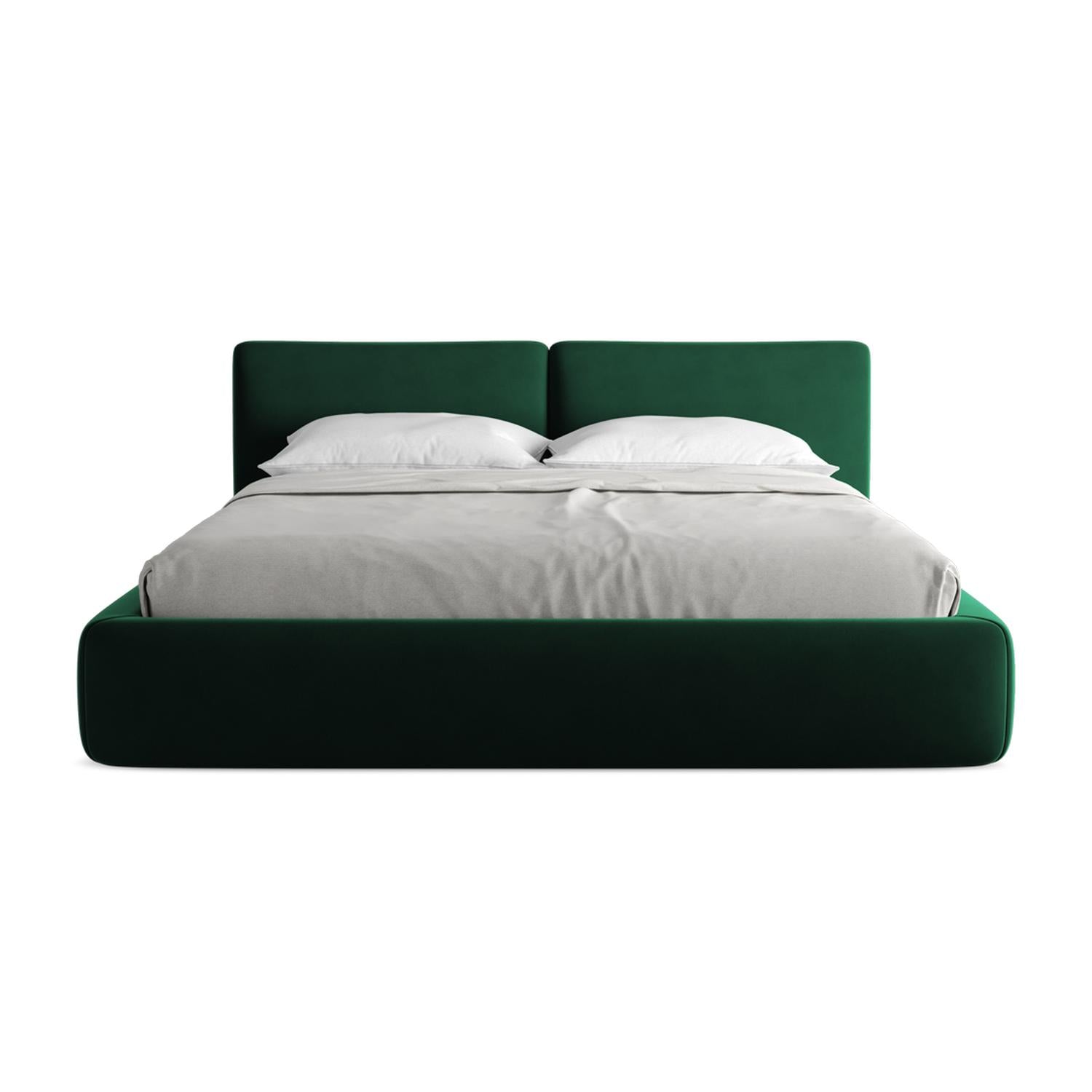 Riviera - Davis - Butelkowa zieleń - 180x200