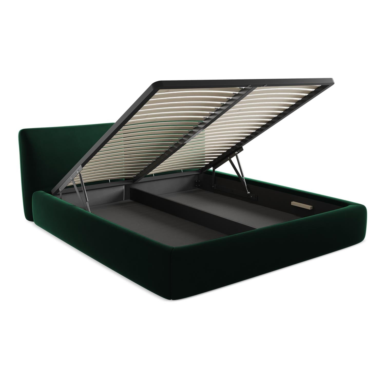 Riviera - Davis - Butelkowa zieleń - 180x200