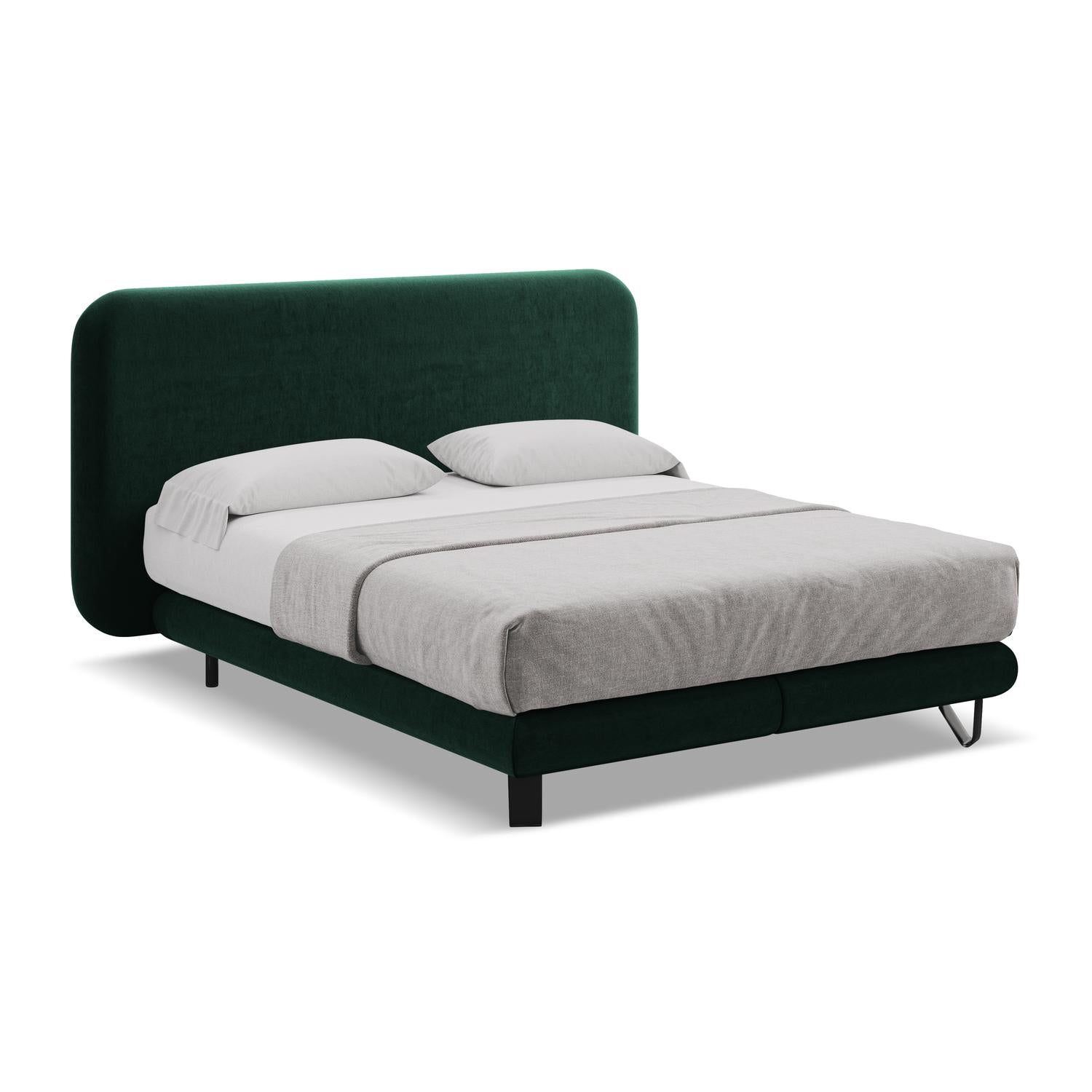 Bluvel - Fabb - Butelkowa zieleń - 180x200