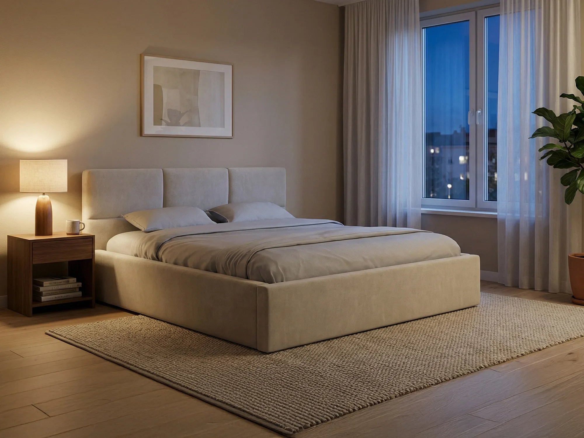 Flow - Sic - Beżowy - 180x200