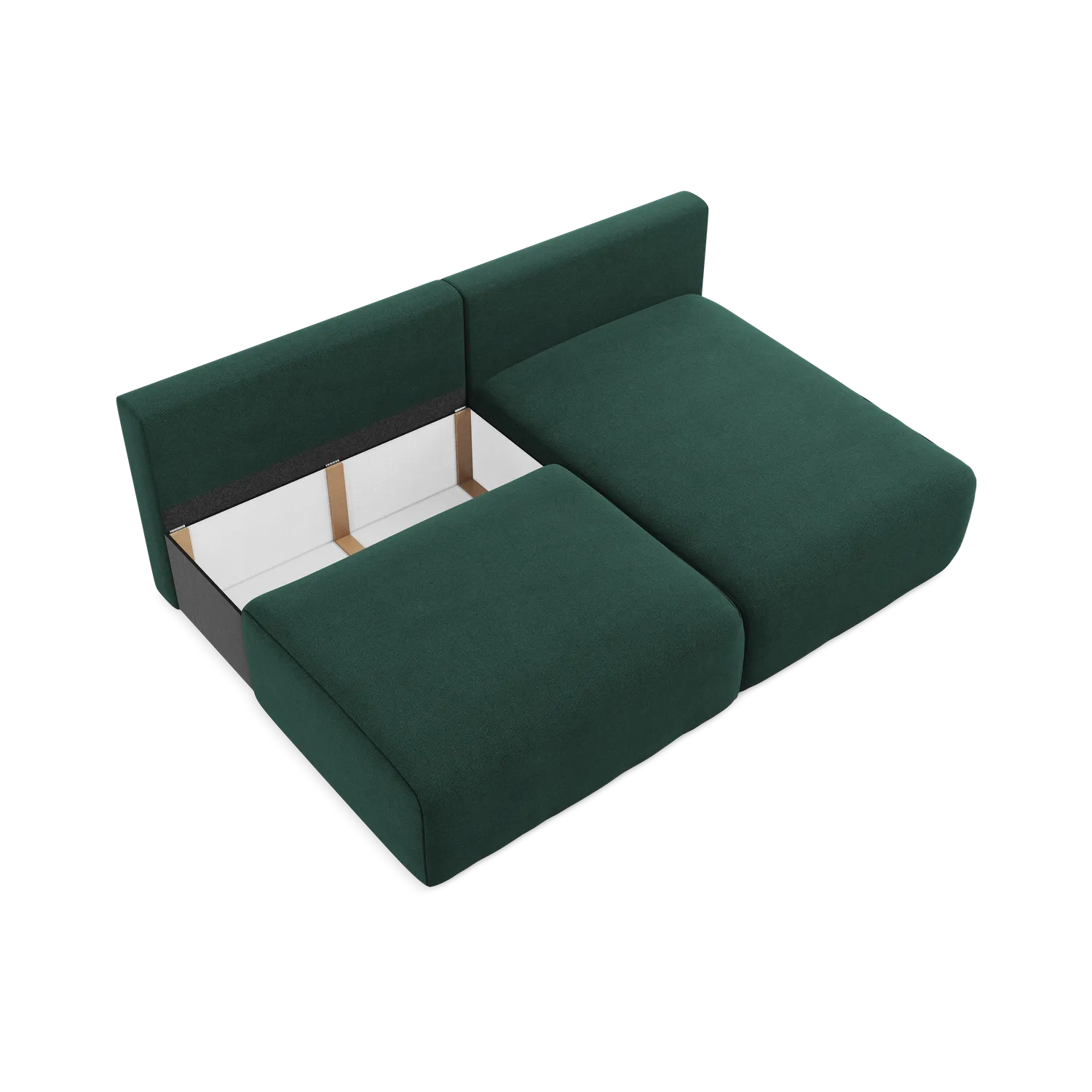 Point - Davis - Butelkowa zieleń / Prawy