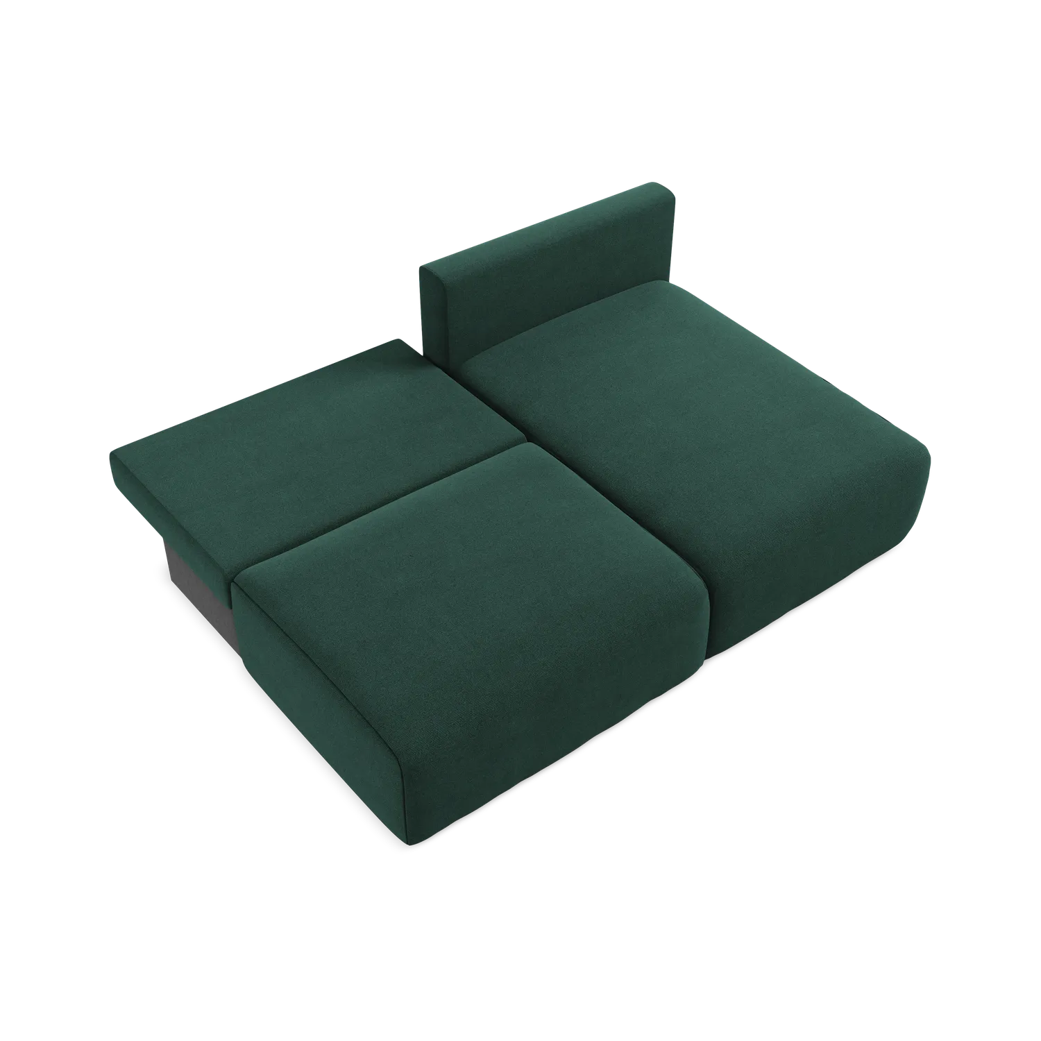 Point - Davis - Butelkowa zieleń / Prawy