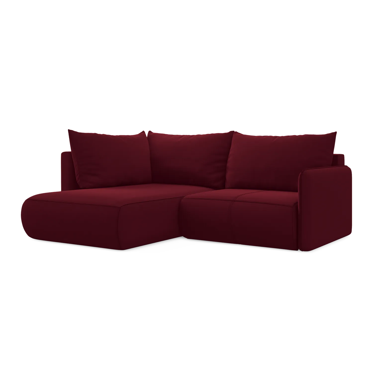 Riviera - Davis - Burgundowy / Lewy