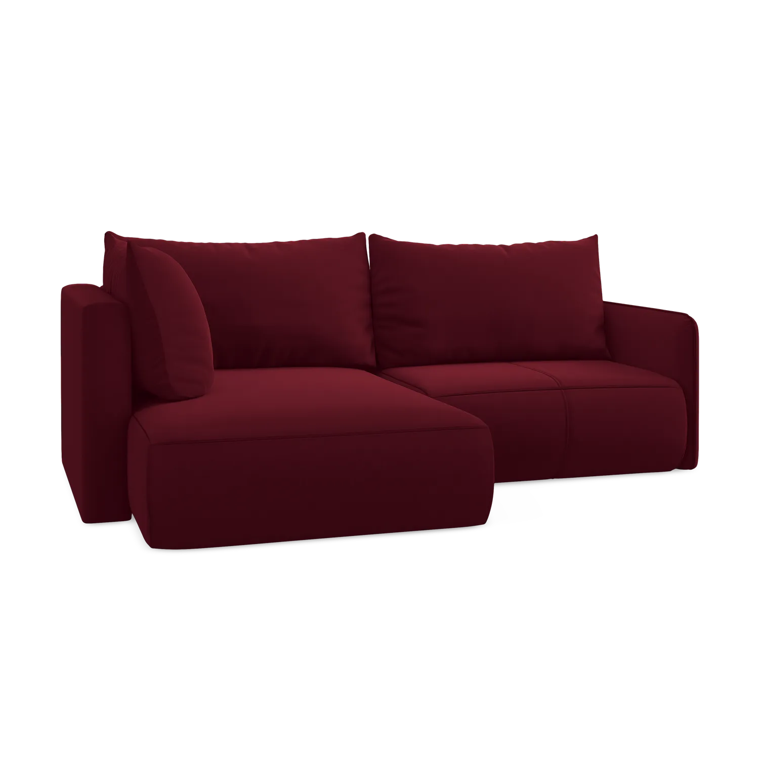 Riviera - Davis - Burgundowy / Lewy