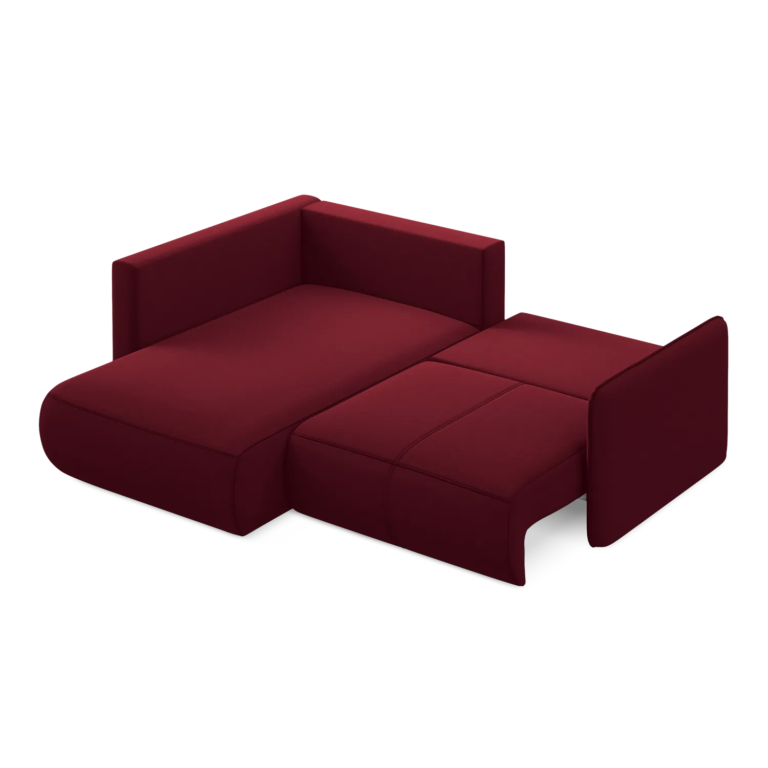 Riviera - Davis - Burgundowy / Lewy