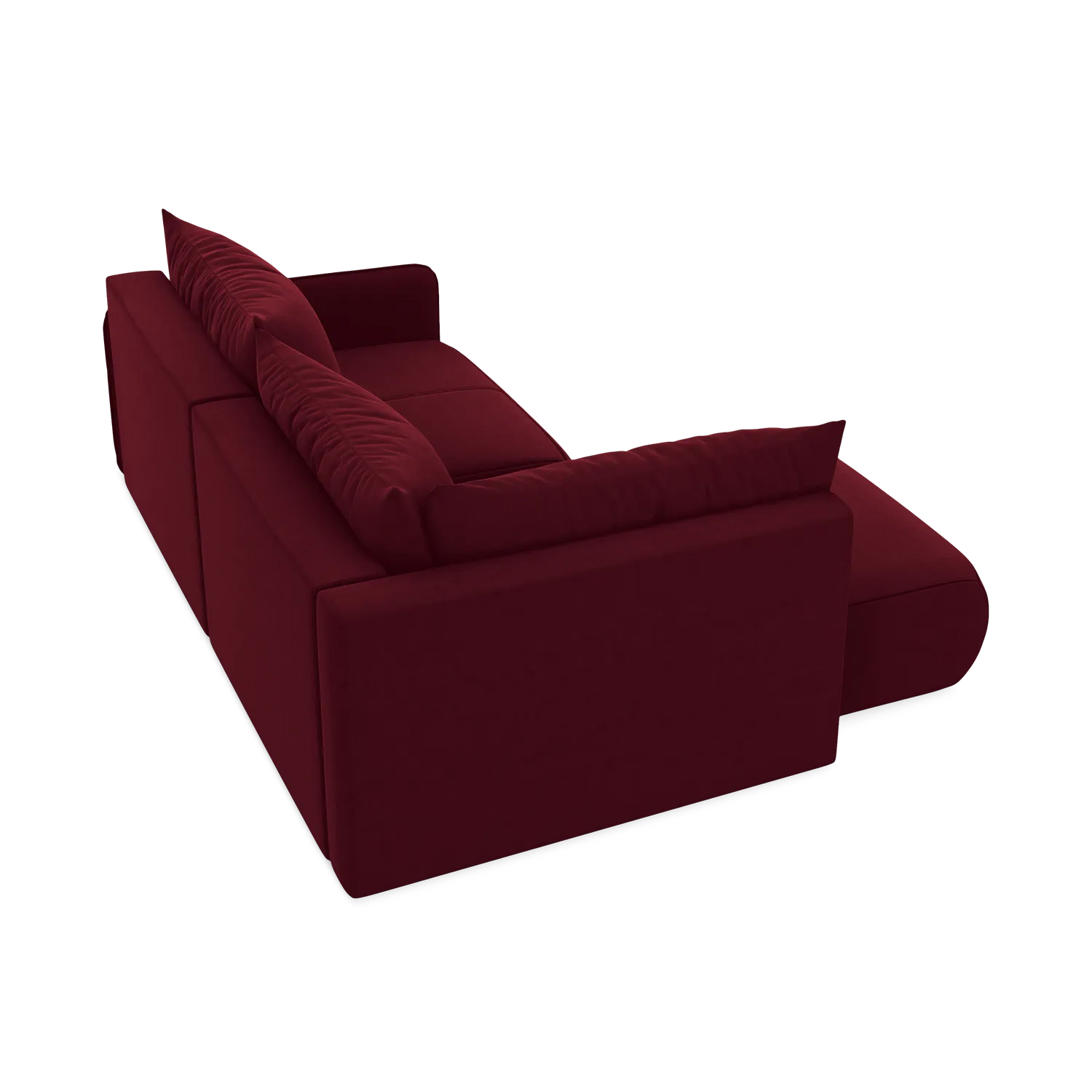 Riviera - Davis - Burgundowy / Lewy