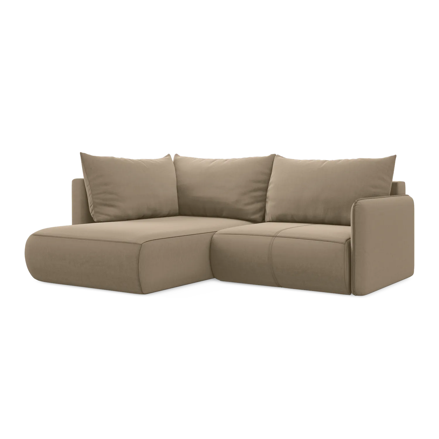 Riviera - Davis - Ciemny beż / Lewy