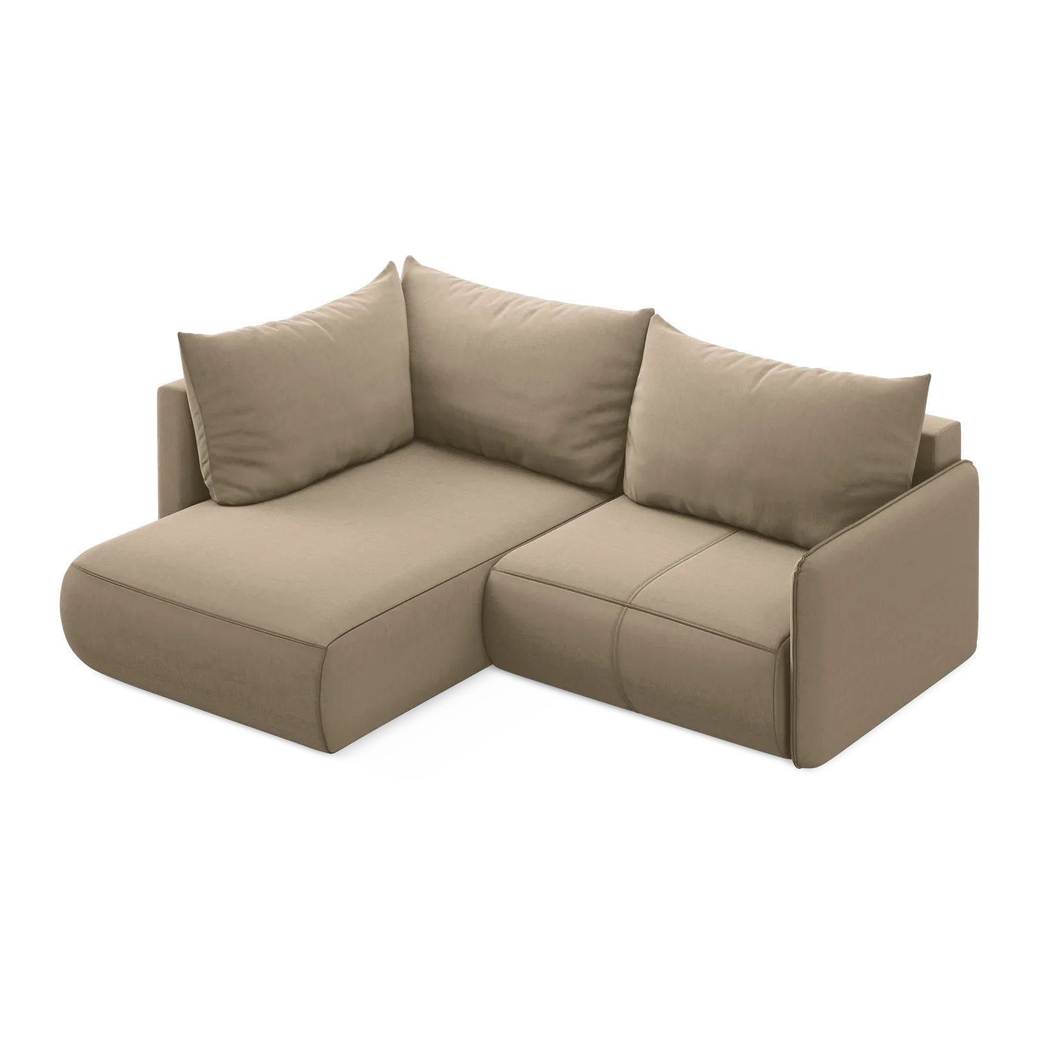 Riviera - Davis - Ciemny beż / Lewy